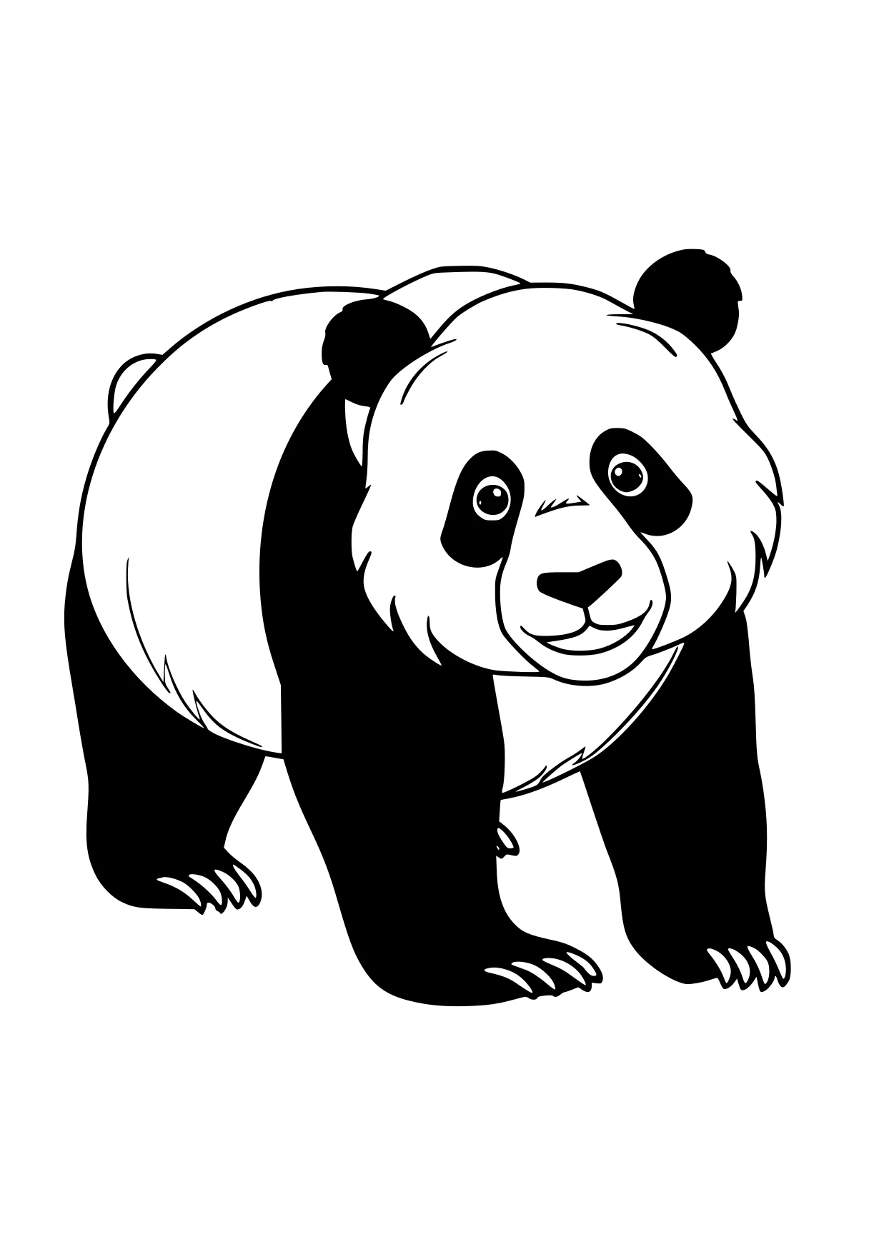 panda bear coloring pages panda, bear, wan, kung, banban, free page downloads