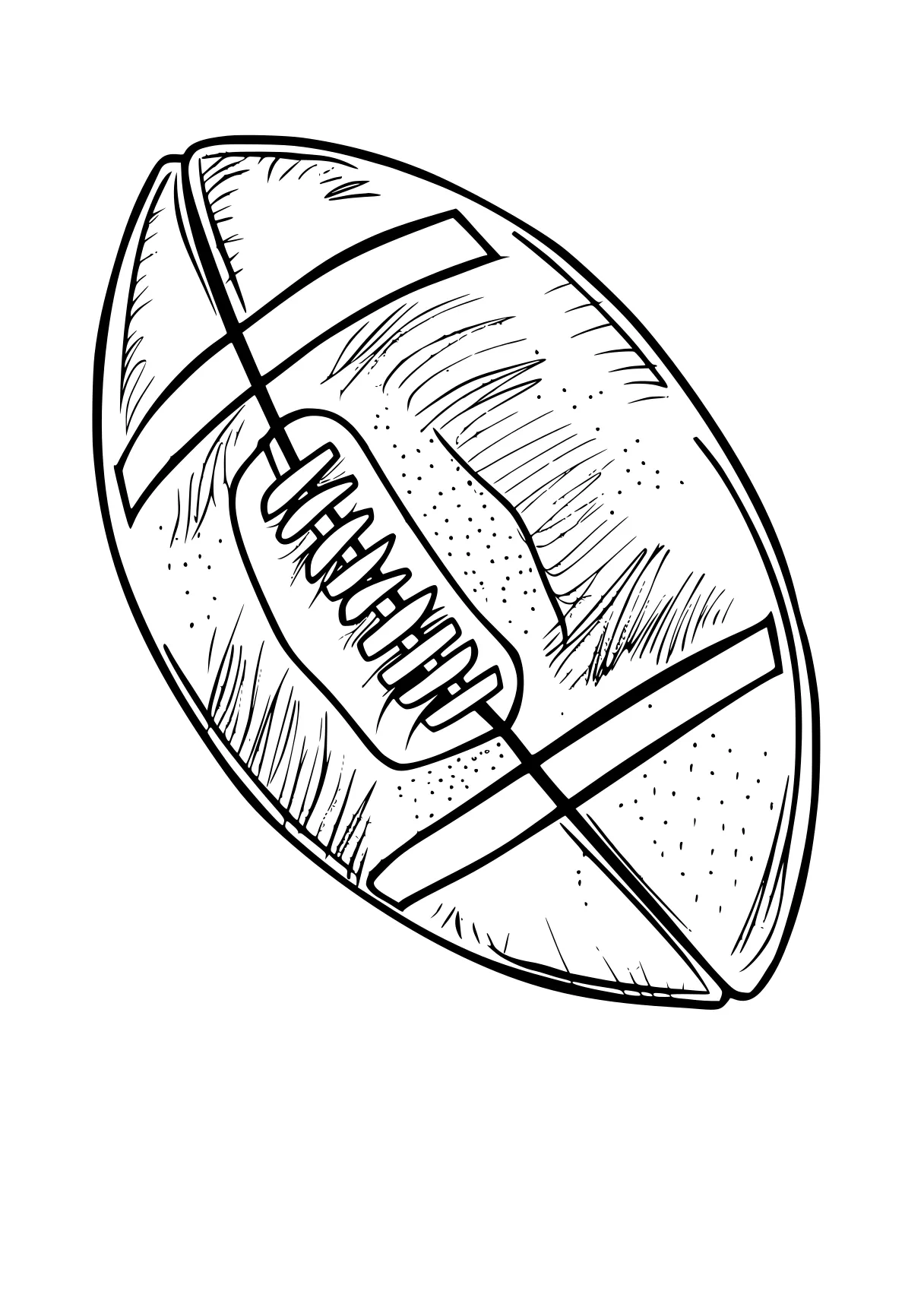 football coloring sheet ball, basket, sports, football, nfl, free page downloads