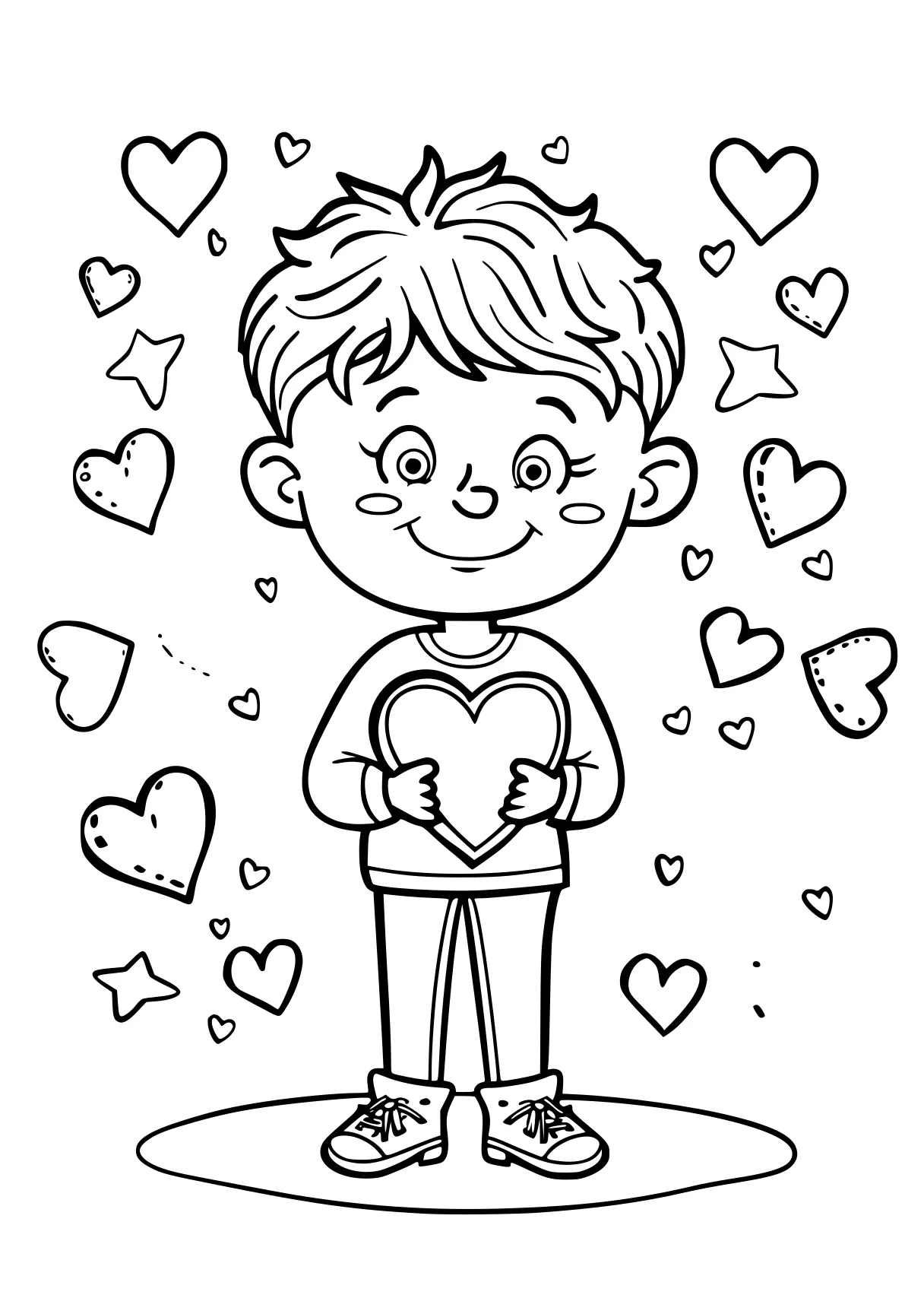 valentines coloring pages printables, heart, huggy, toddler, free page downloads