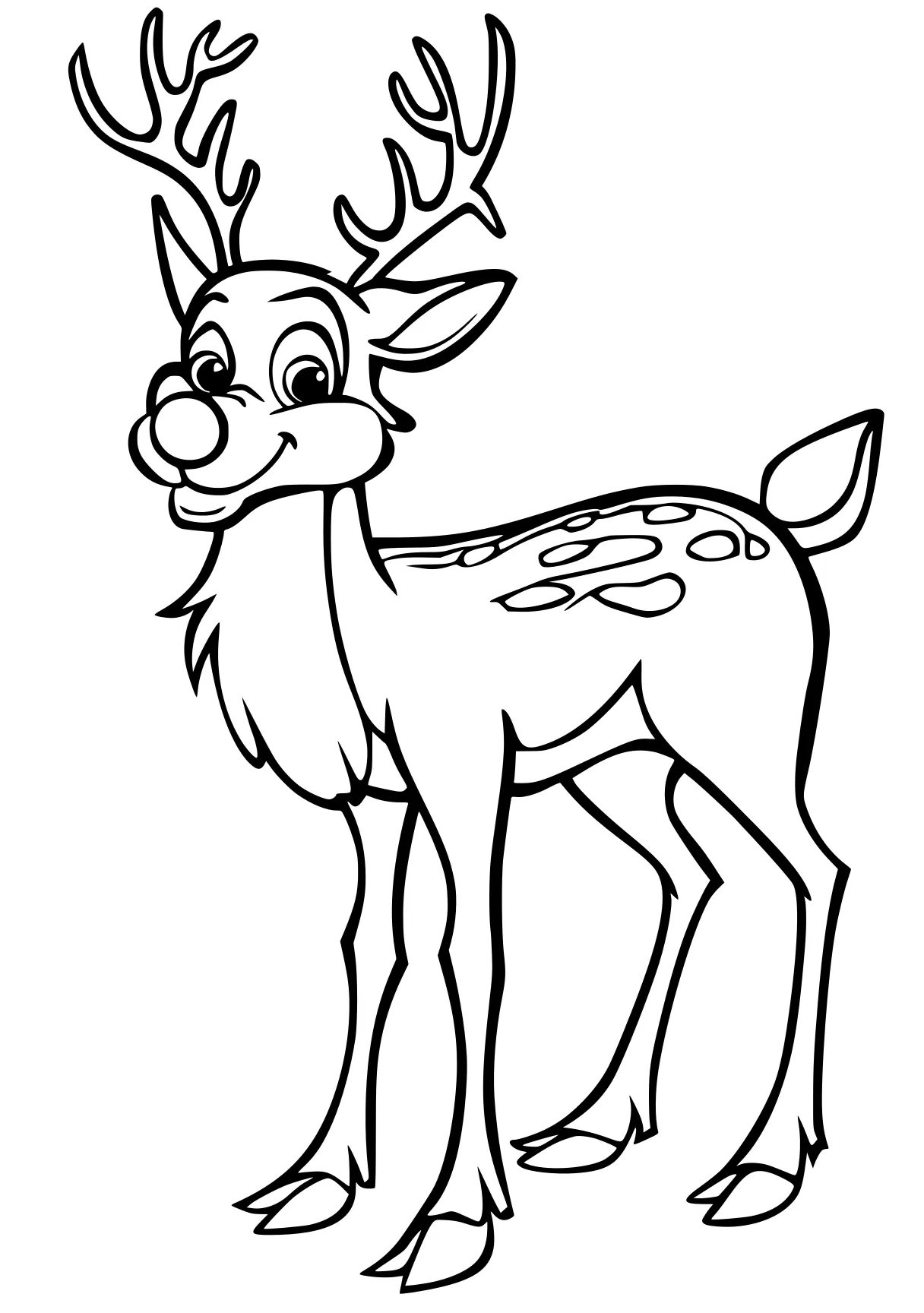 rudolph the red nosed reindeer coloring pages deer, reindeer, rudolph, bambi, sleigh, free page downloads