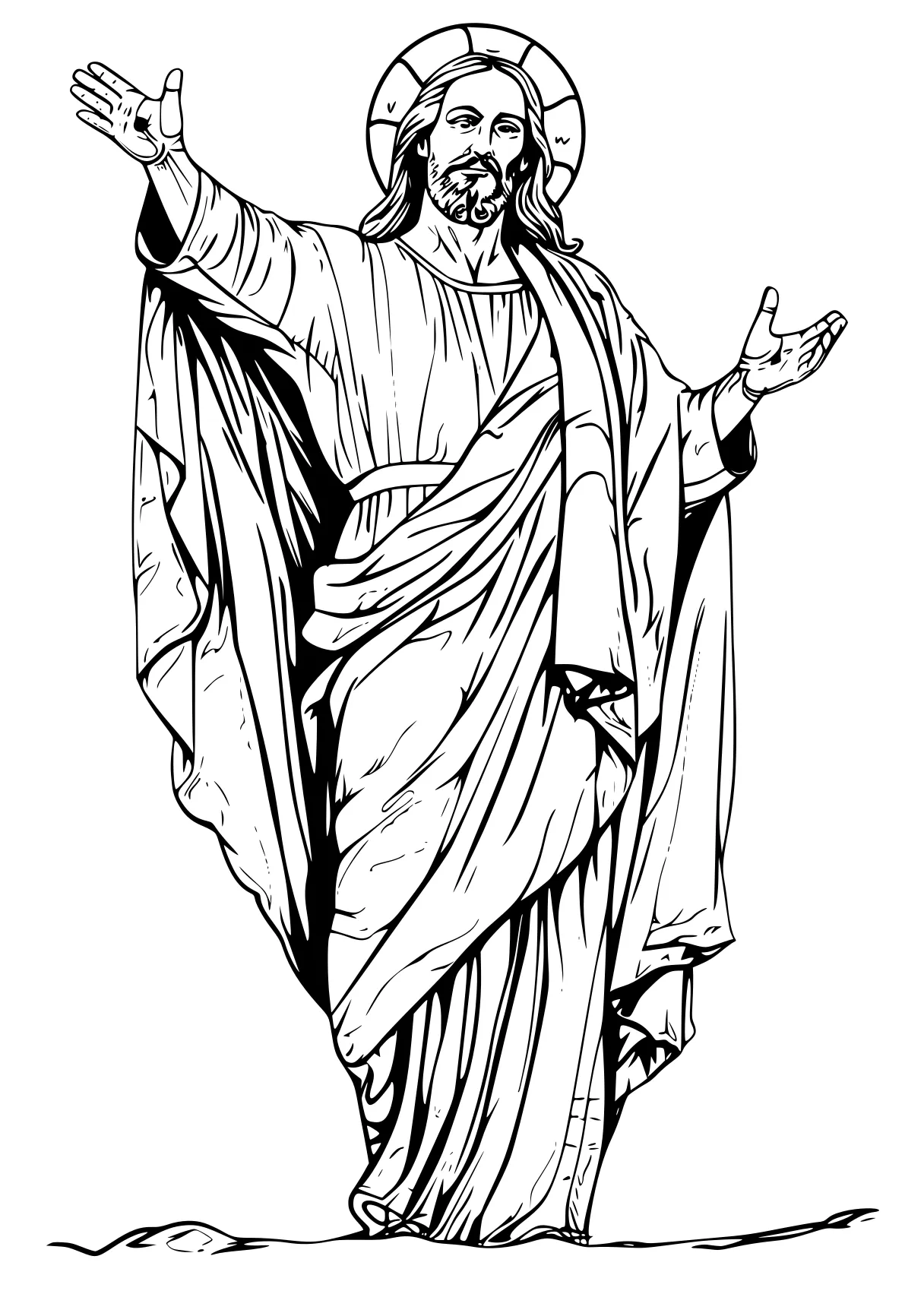 jesus coloring pages moses, zacchaeus, luther, esau, statue, free page downloads