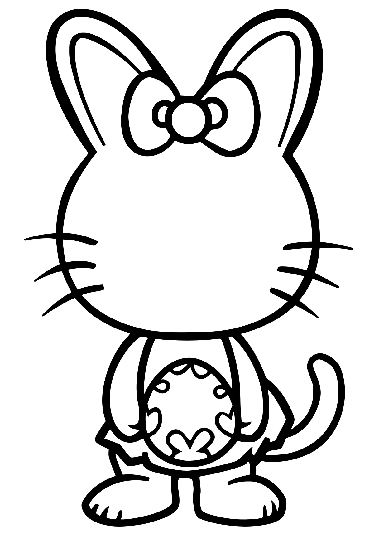 coloring pages easter mouse, garfield, sanrio, kitty, pusheen, free page downloads