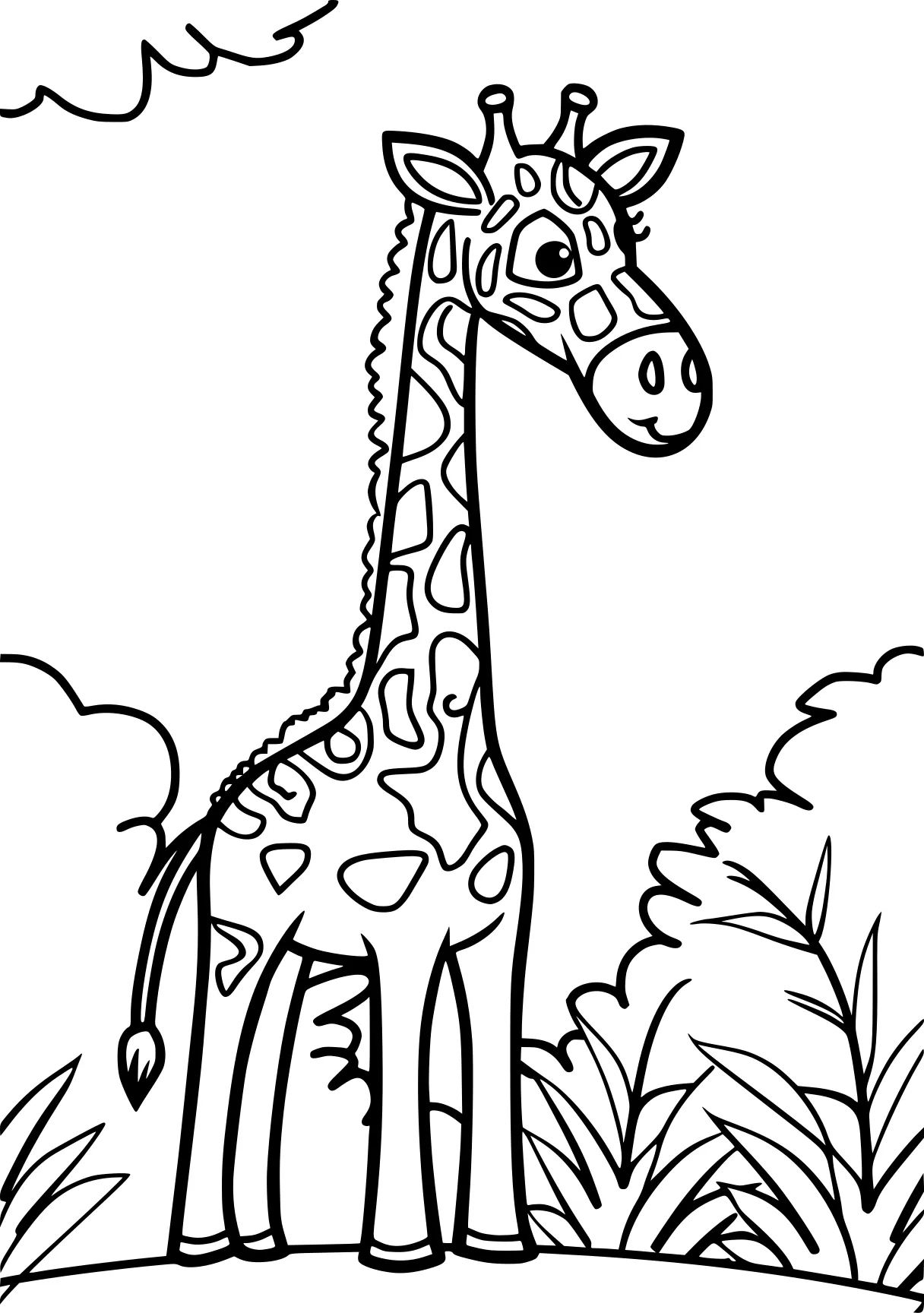 free coloring printables giraffe, brachiosaurus, llama, camel, page downloads