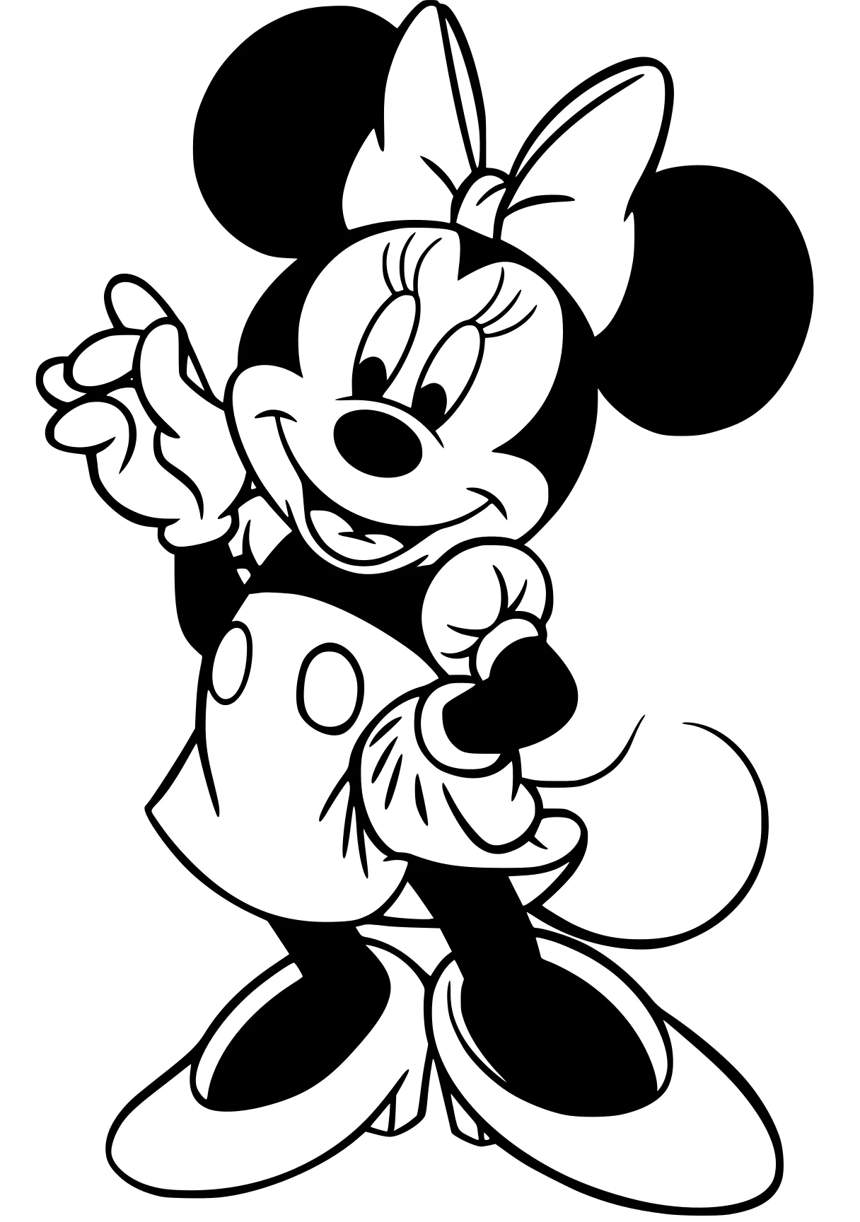 minnie mouse coloring page mickey, minnie, mouse, goofy, pluto, free downloads