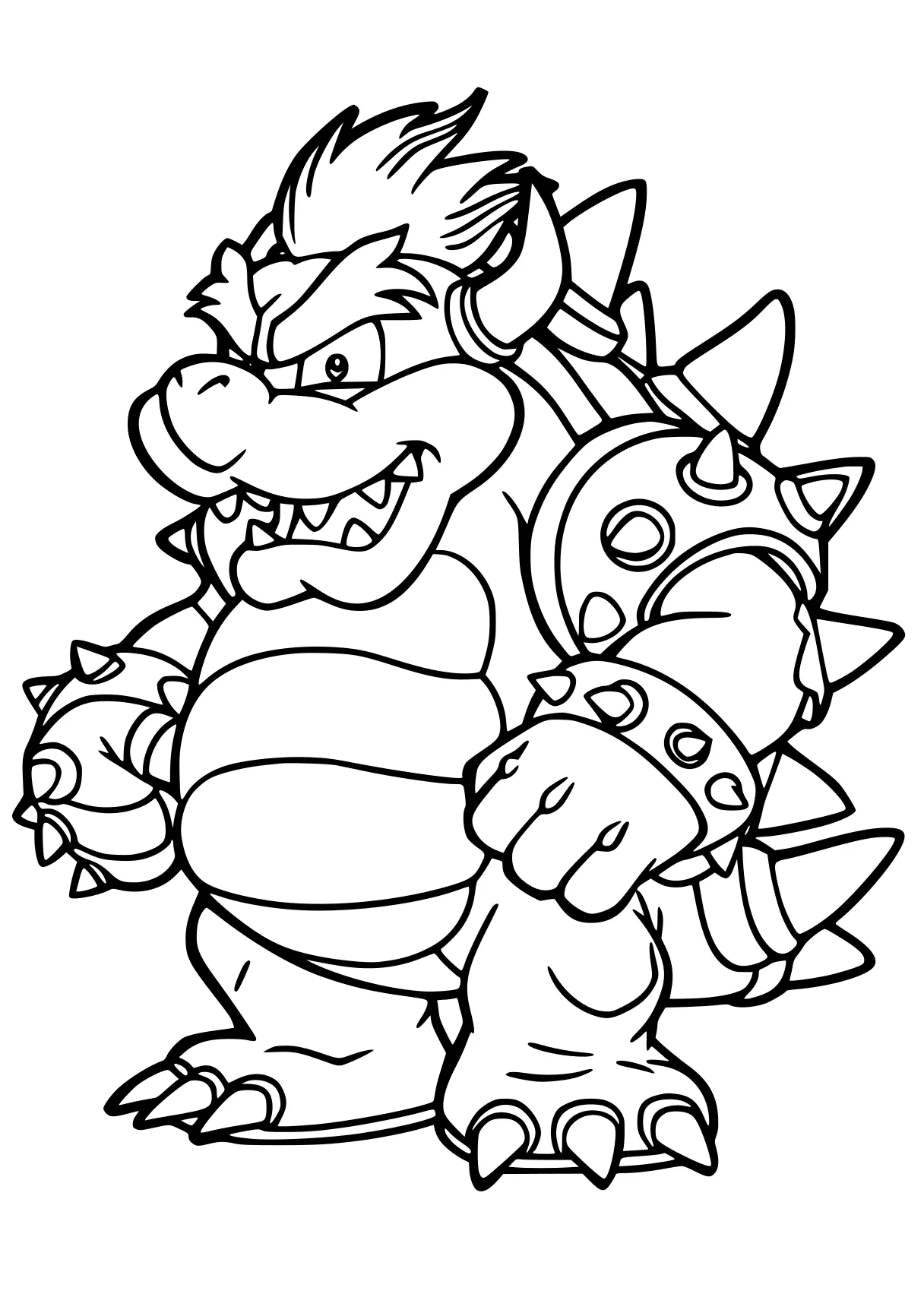 bowser coloring page bowser, charizard, coloring, yoshi, dragon, free downloads