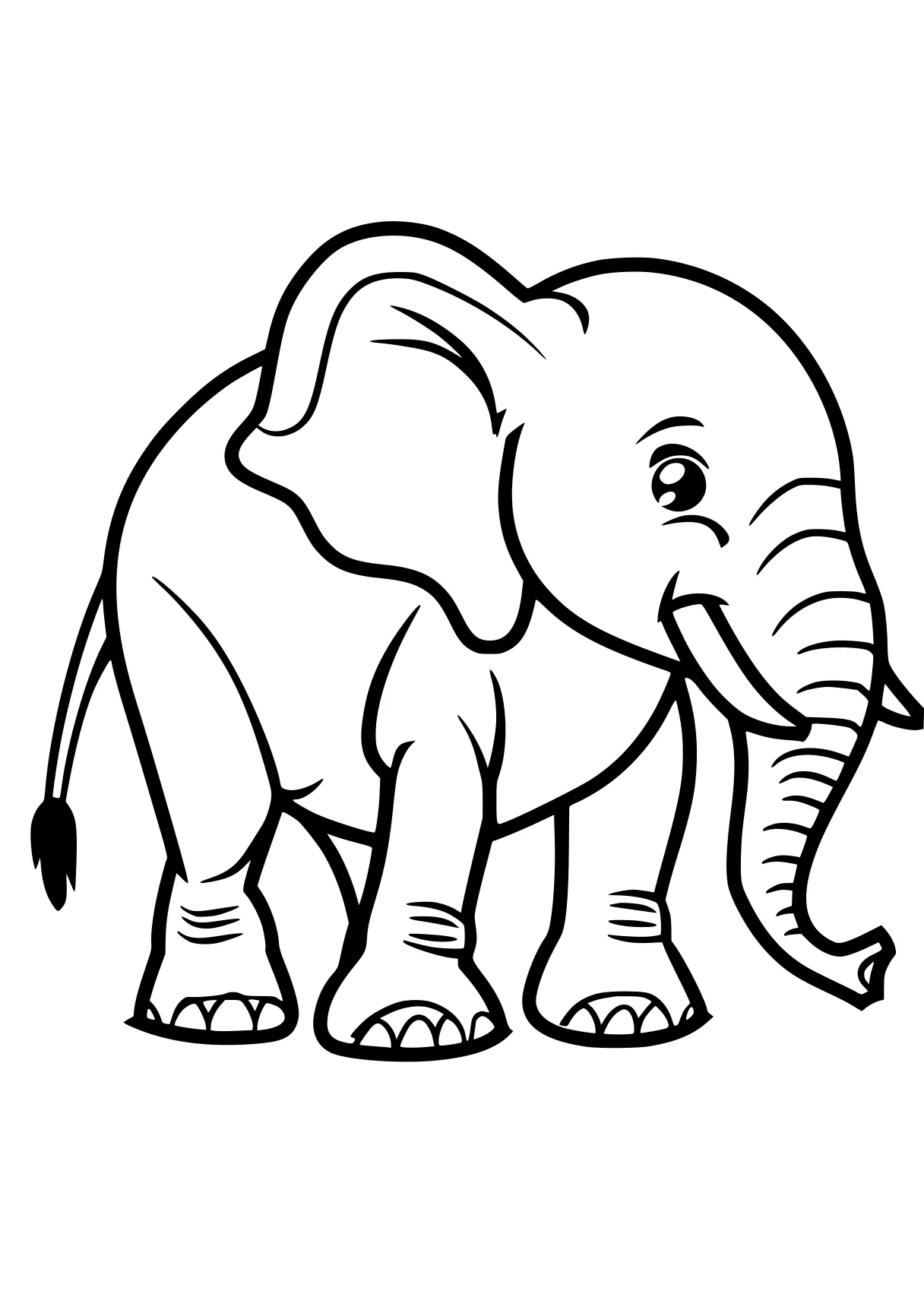 elephant coloring page elephant, dumbo, size, illustrator, zoo, free downloads