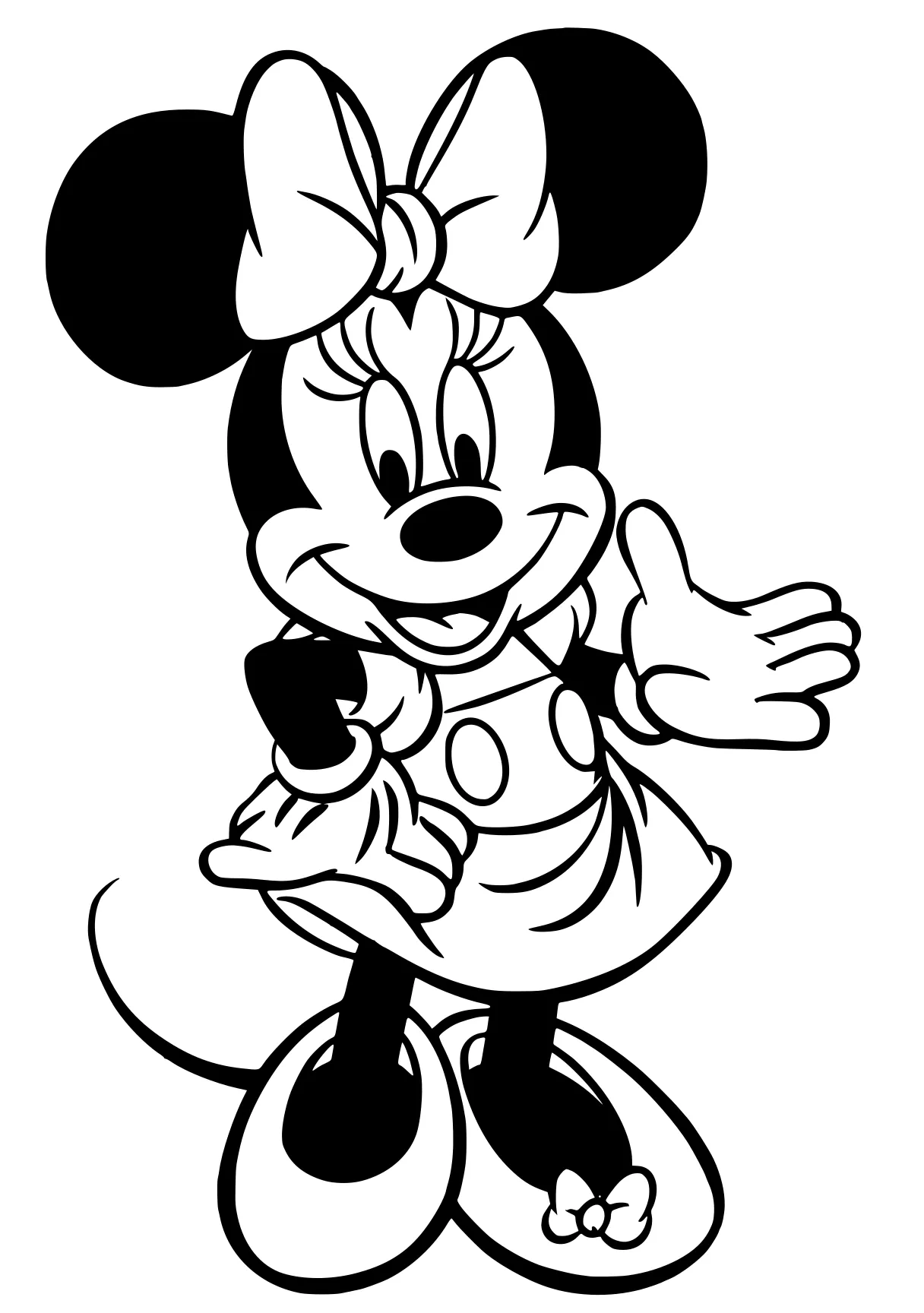 minnie coloring page mickey, mouse, minnie, goofy, disney, free downloads