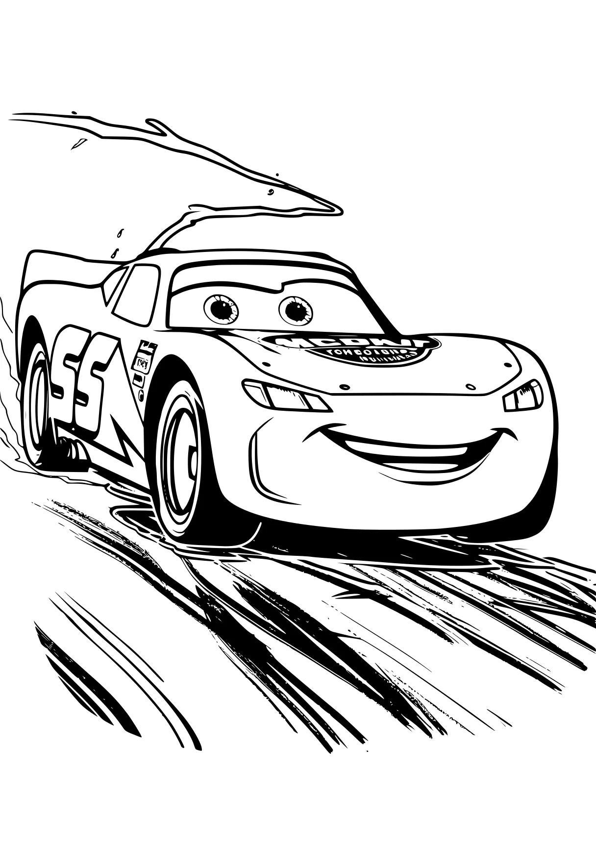 lightning mcqueen coloring page speed, race, cars, car, z, free downloads