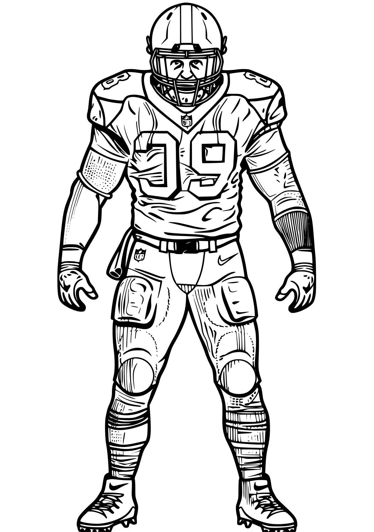 football player coloring page football, 49ers, hatcher, sports, nfl, free downloads