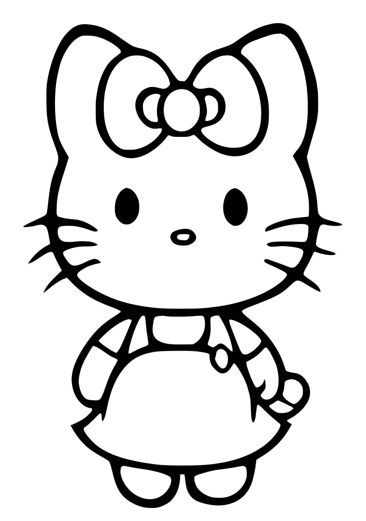 hello kitty coloring book sanrio, cinnamoroll, kuromi, unikitty, kitty, free page downloads