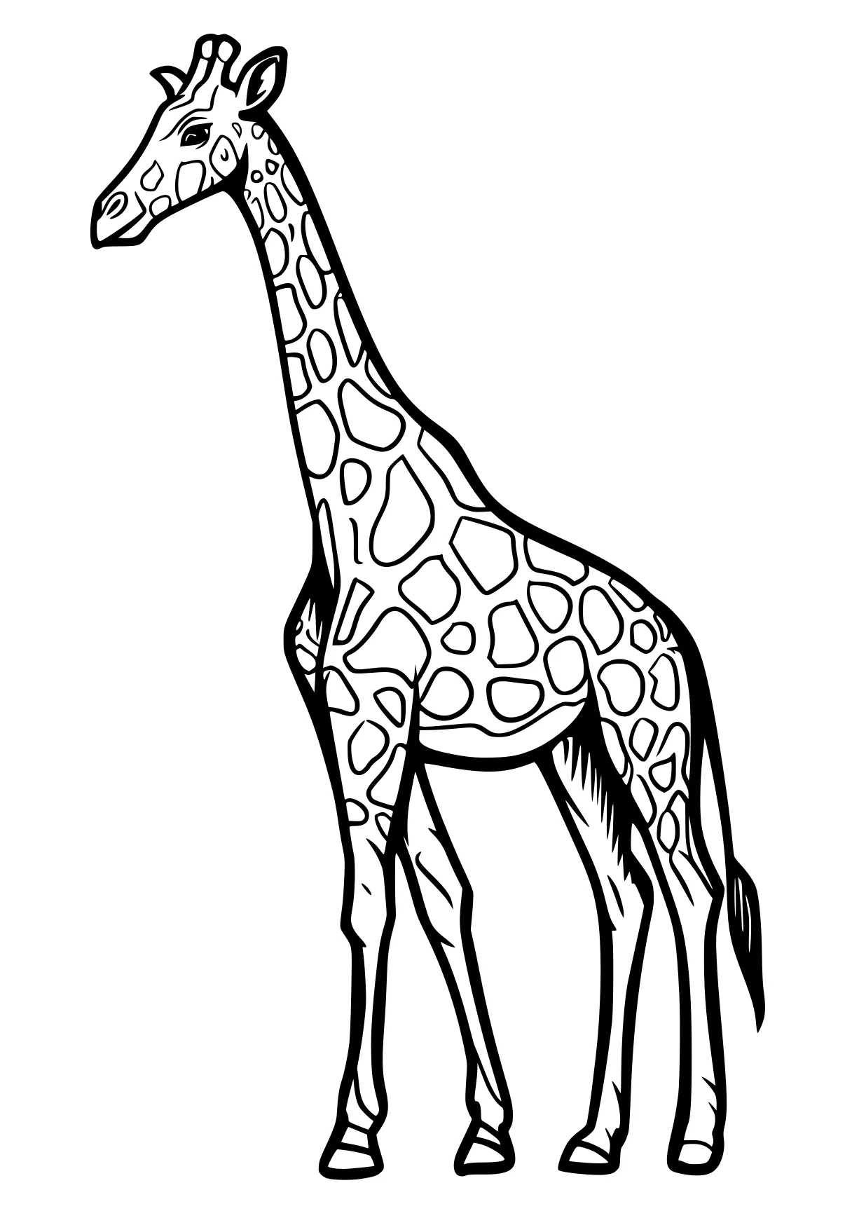 giraffe coloring giraffe, brachiosaurus, llama, camel, therizinosaurus, free page downloads