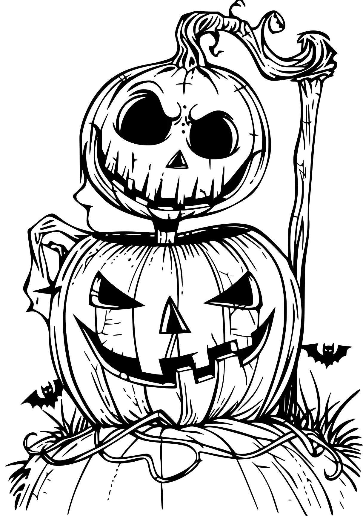 coloring pages for adults halloween skellington, pumpkin, halloween, boo, skeleton, free page downloads