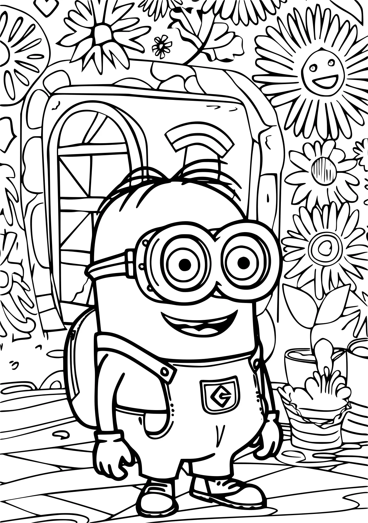 among us color pages minion, minions, colouring, free coloring page downloads