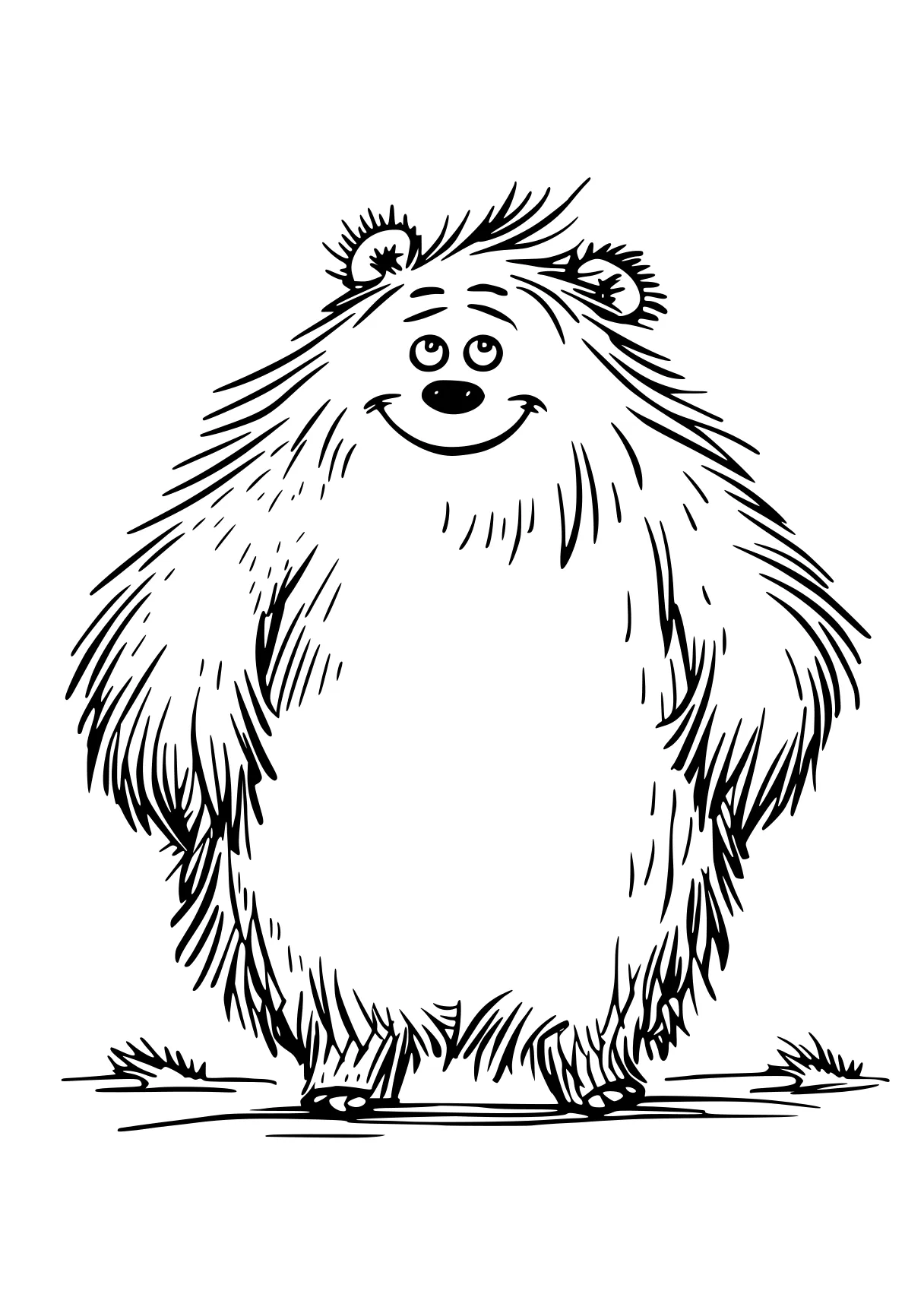 huggy wuggy colouring pages hedgehog, raccoon, bear, groundhog, panda, free coloring page downloads