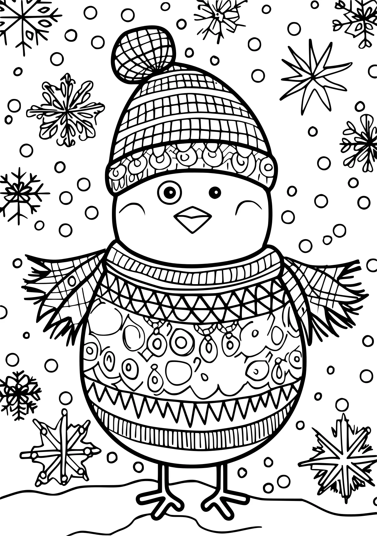 christmas coloring printables snowman, zentangle, humpty, free page downloads