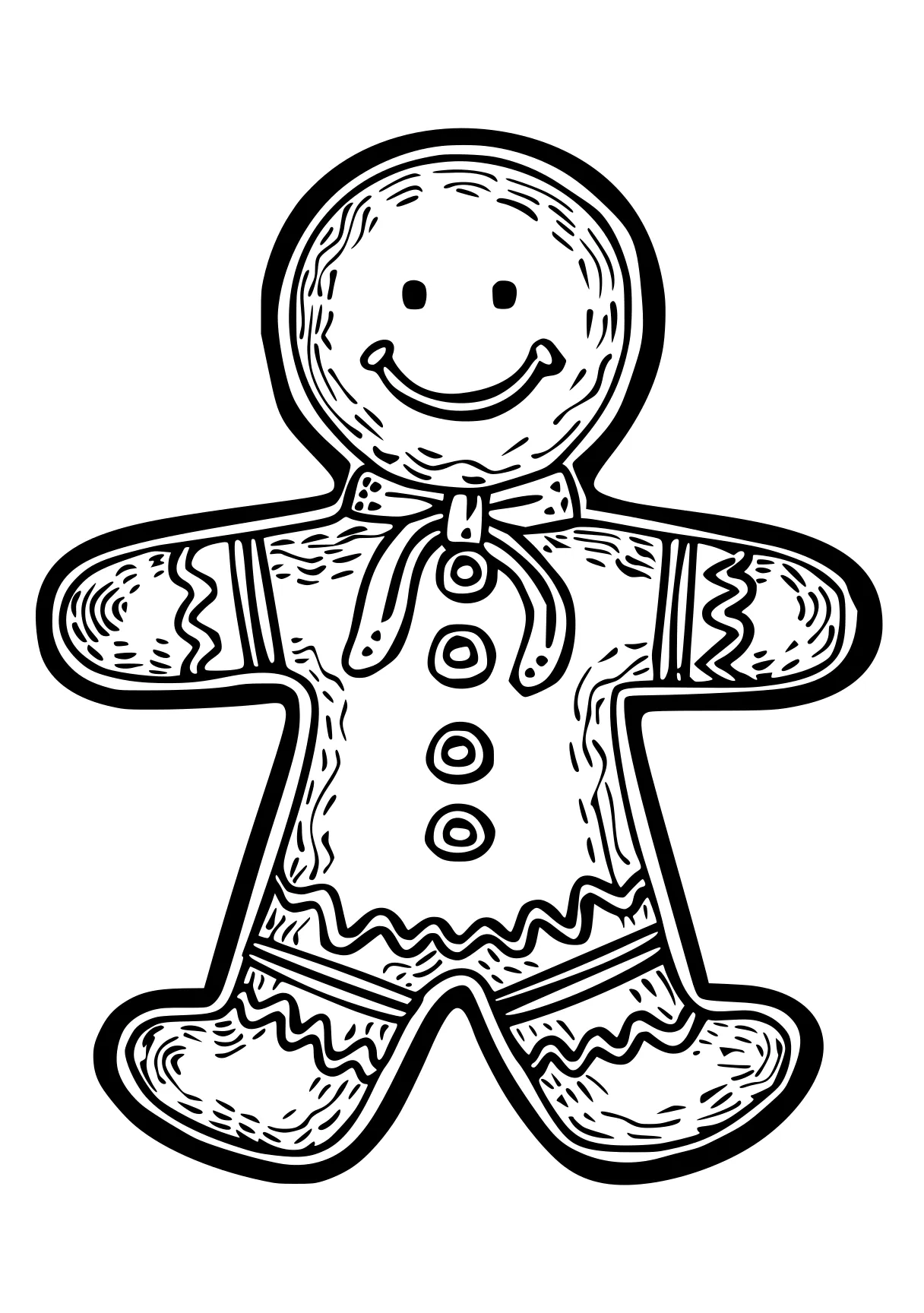 gingerbread coloring page gingerbread, cinnamoroll, dot, ornament, doll, free downloads