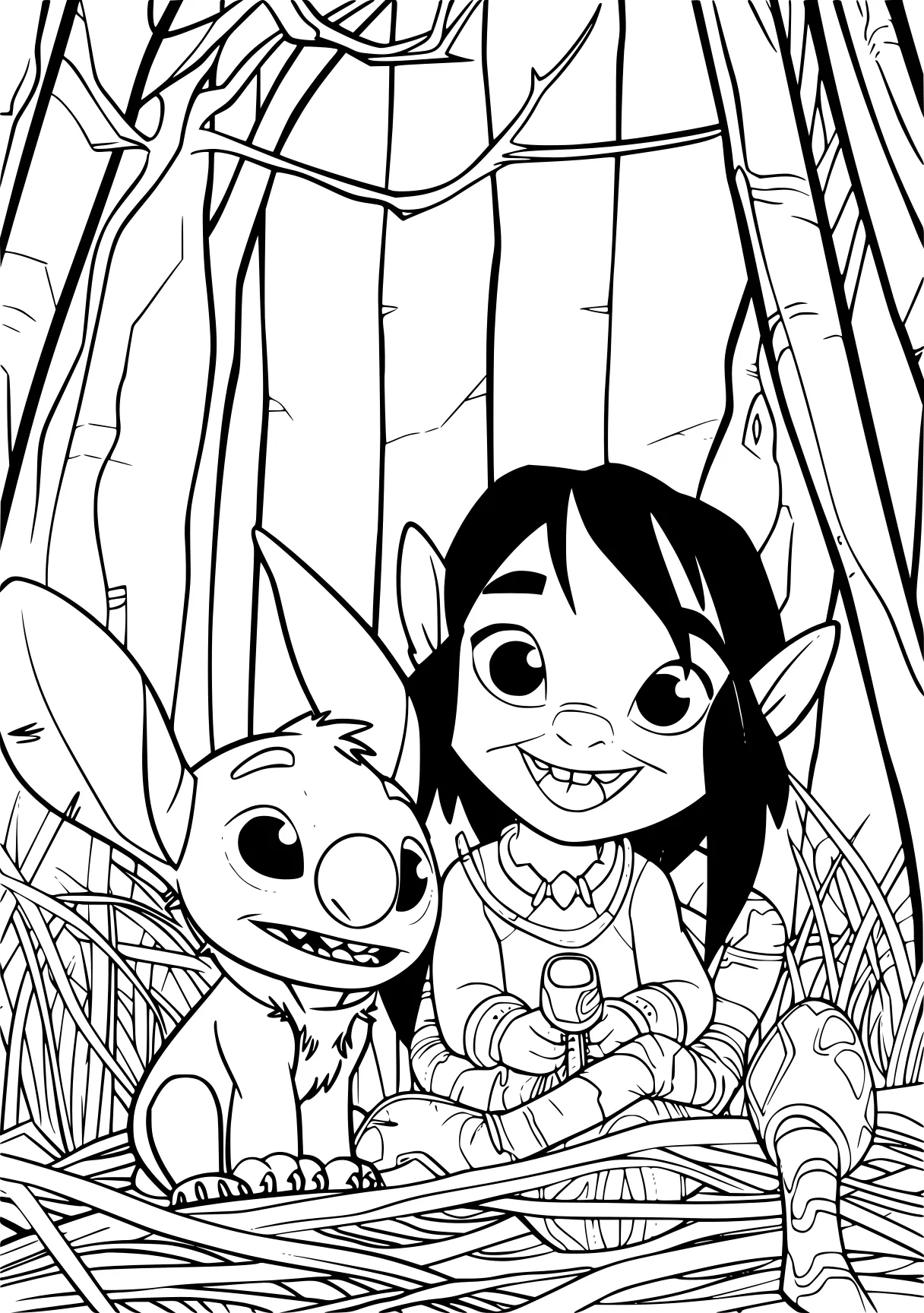 lilo and stitch coloring pages stitch, bunnies, zootopia, coraline, free page downloads