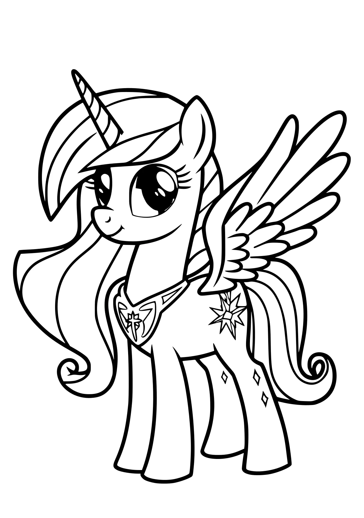 my little pony coloring pages celestia, fluttershy, alicorn, mlp, rarity, free page downloads