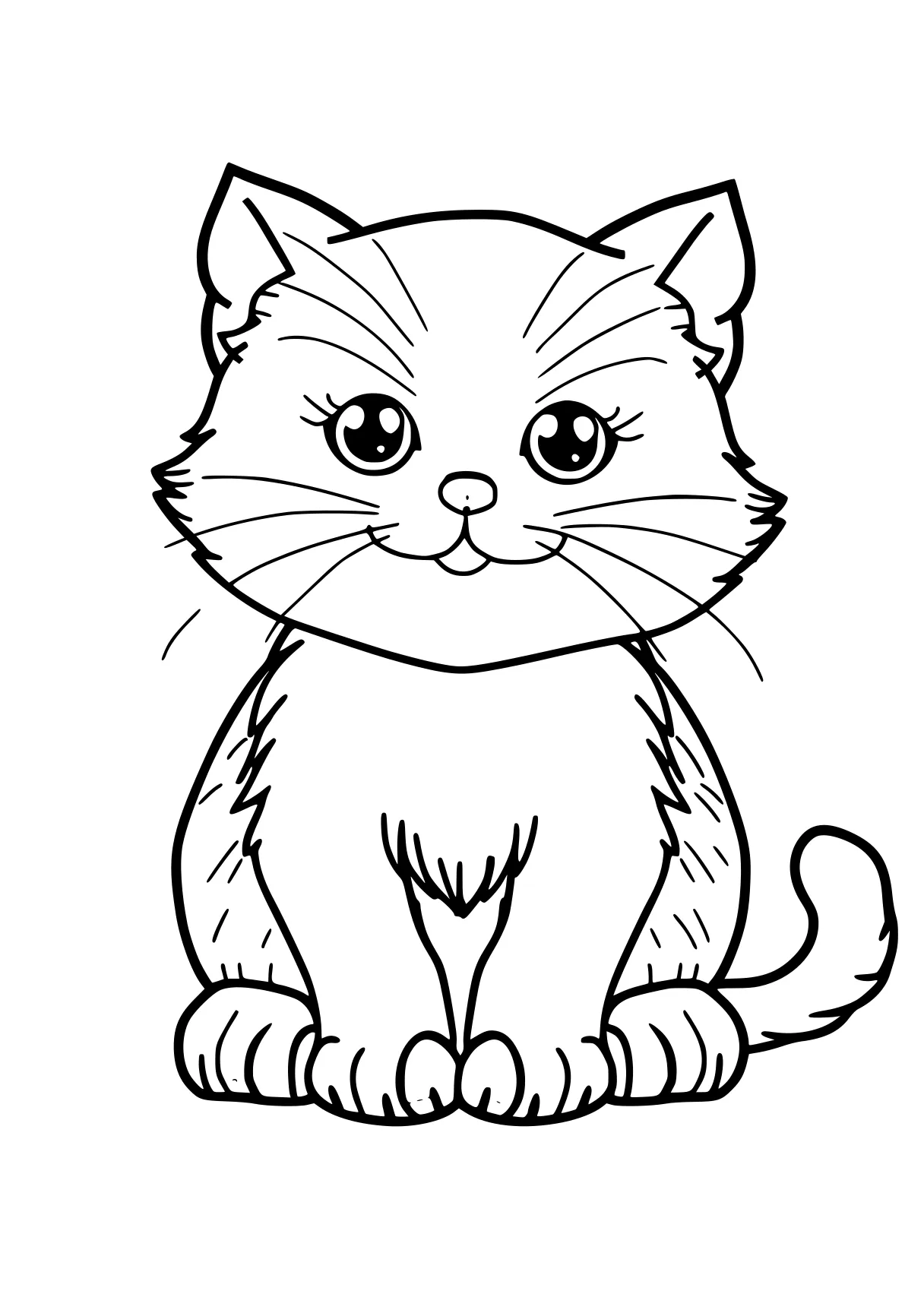 kitten coloring pages cat, kitty, pet, free page downloads