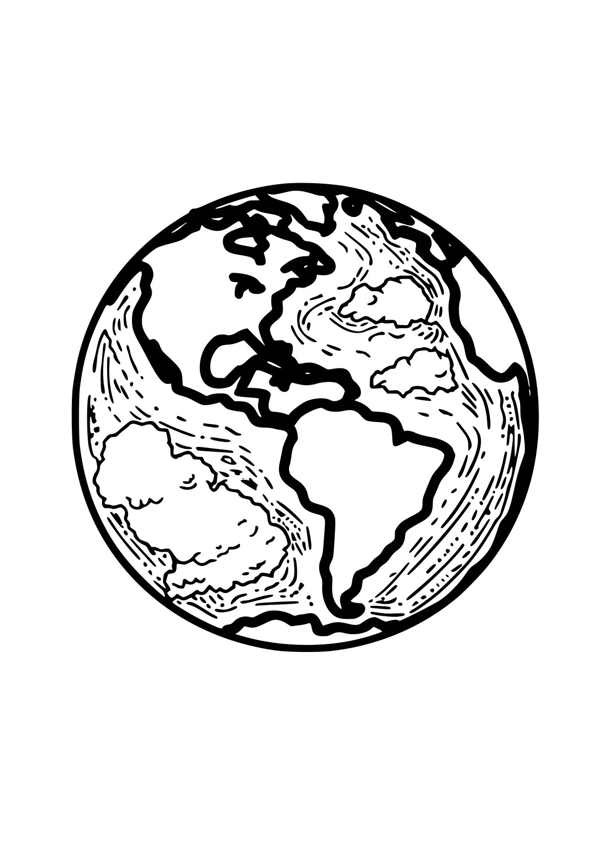 earth coloring page globe, earth, world, size, circle, free downloads