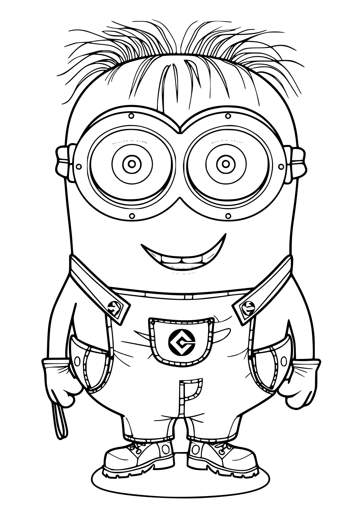 minion coloring sheet minion, minions, pororo, doraemon, free page downloads