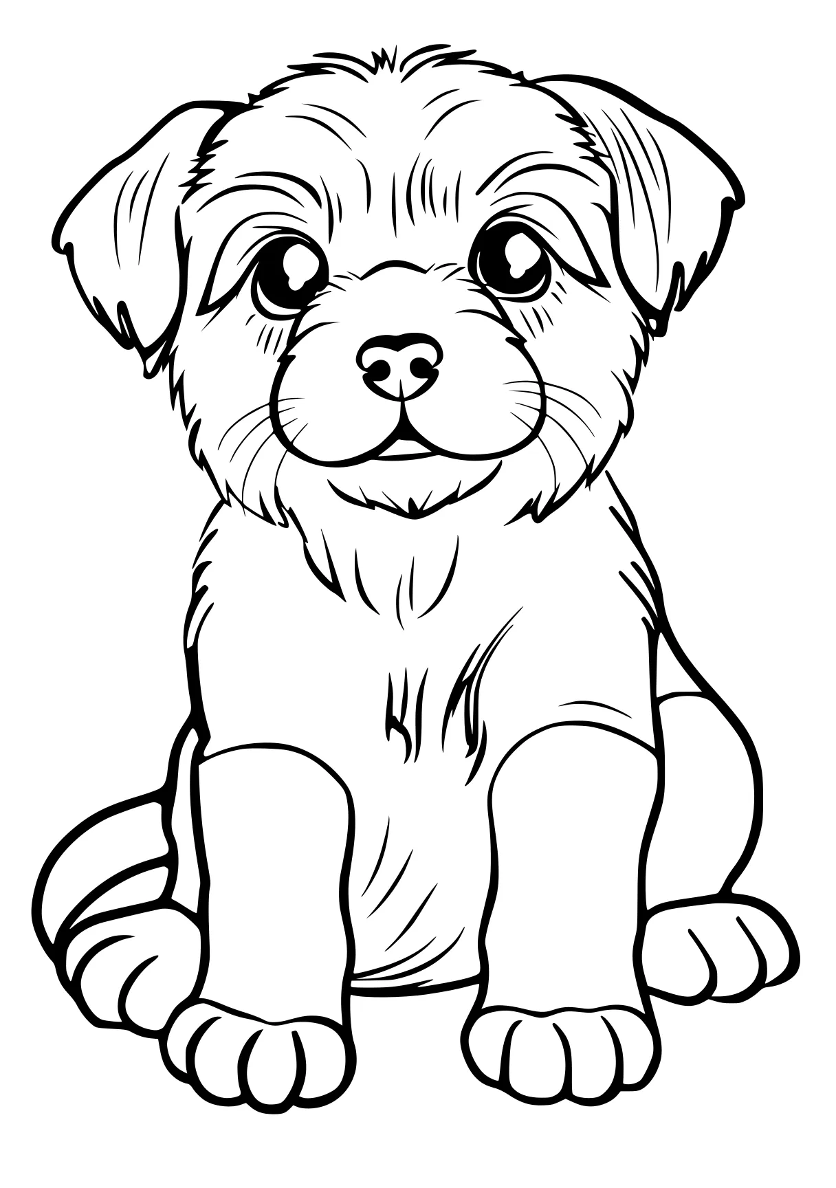 puppy pictures to color puppy, bulldog, yorkie, winnie, retriever, free coloring page downloads