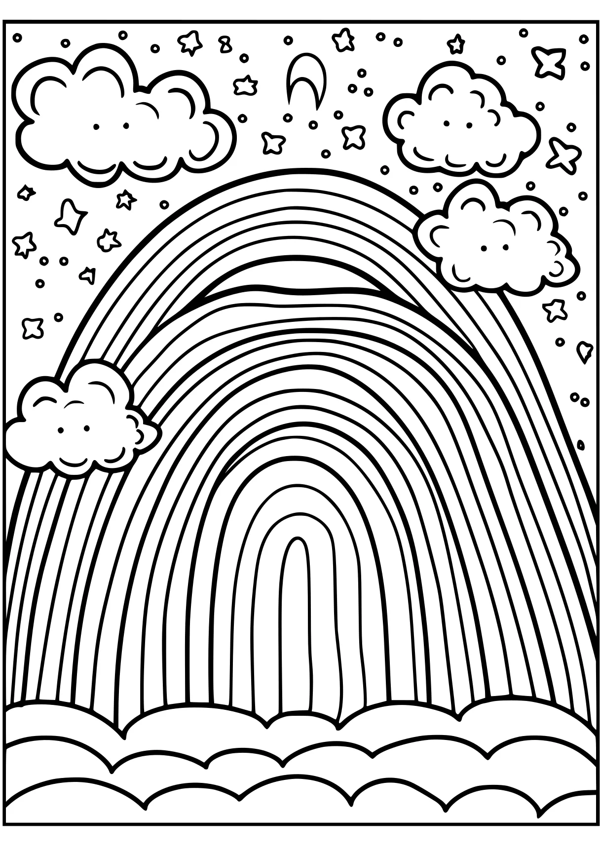 rainbow friends coloring pages, circle, rings, cloud, free page downloads