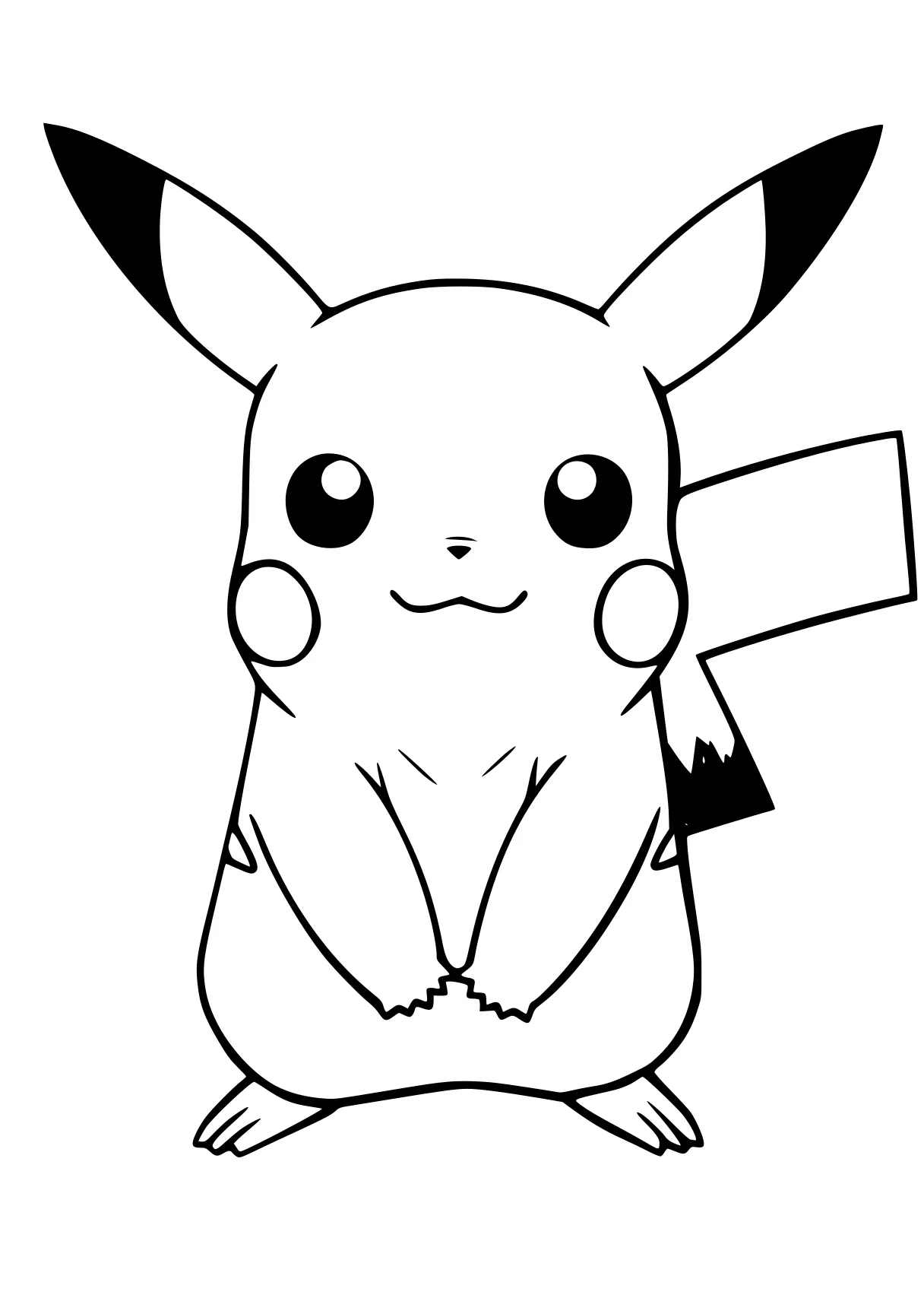 pikachu coloring pages pikachu, eevee, pokemon, molang, cinnamoroll, free page downloads