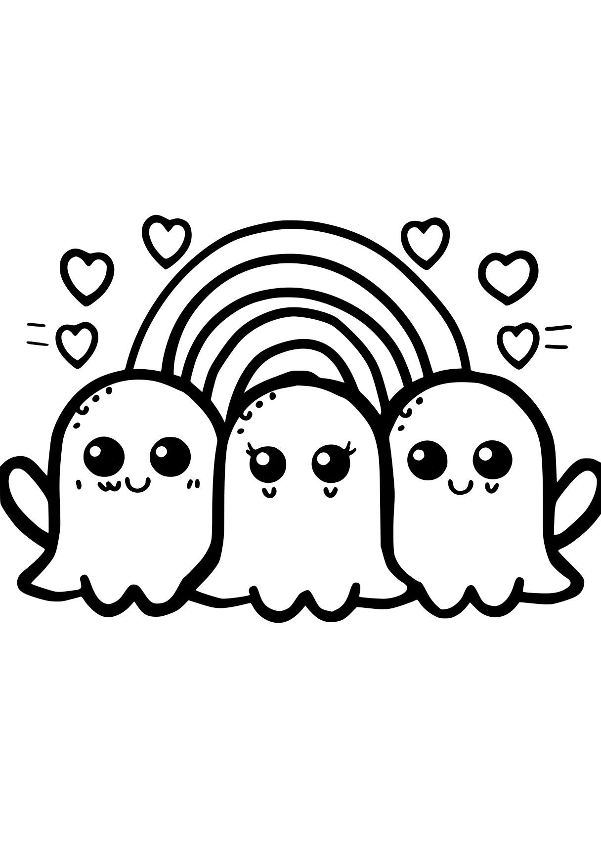 rainbow friends coloring page boo, bt21, ghost, molang, squishmallows, free downloads