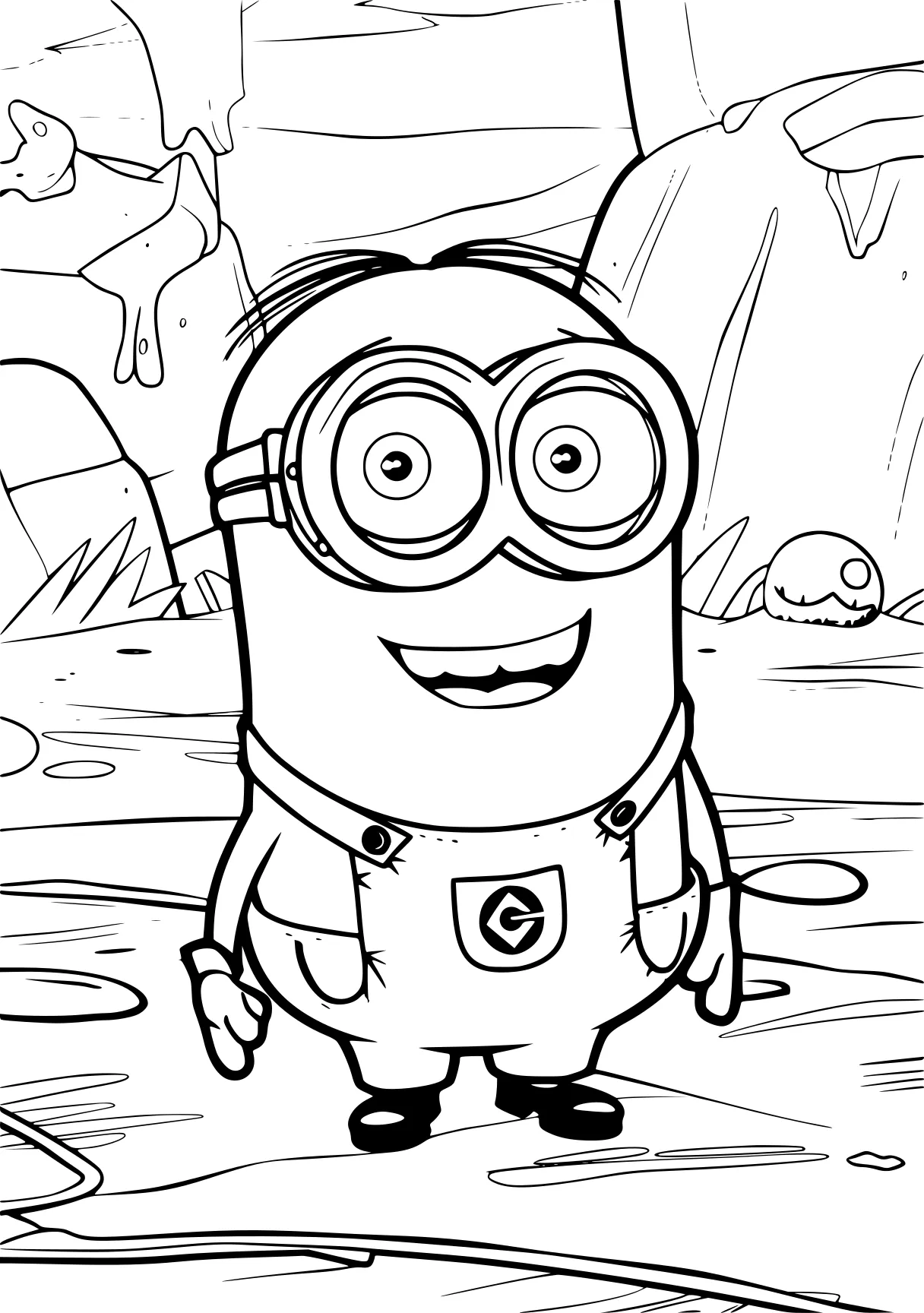 free printable coloring pages minion, minions, spongebob, squarepants, morty, page downloads