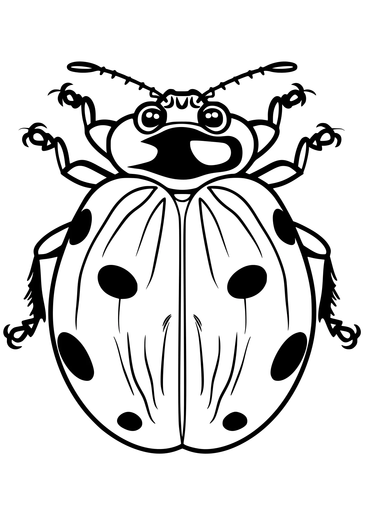 ladybug coloring page ladybug, bee, insect, insects, illustrator, free downloads