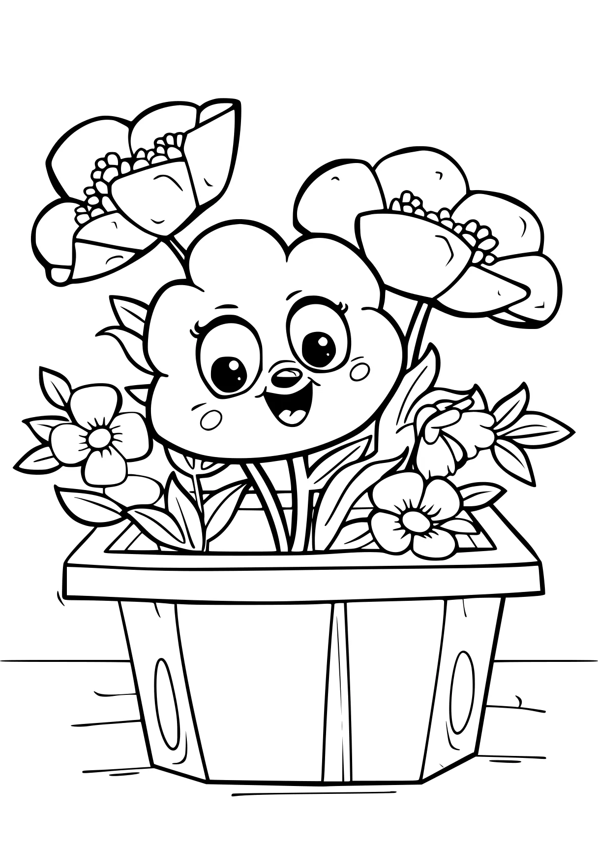 poppy playtime colouring pages, plants, plant, printables, free coloring page downloads