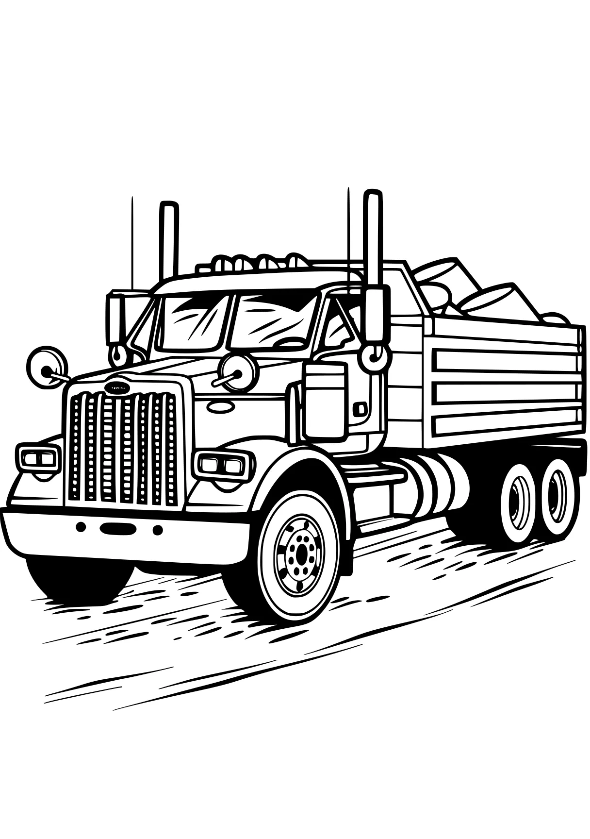 truck coloring pages semi, truck, trucks, vehicle, transportation, free page downloads