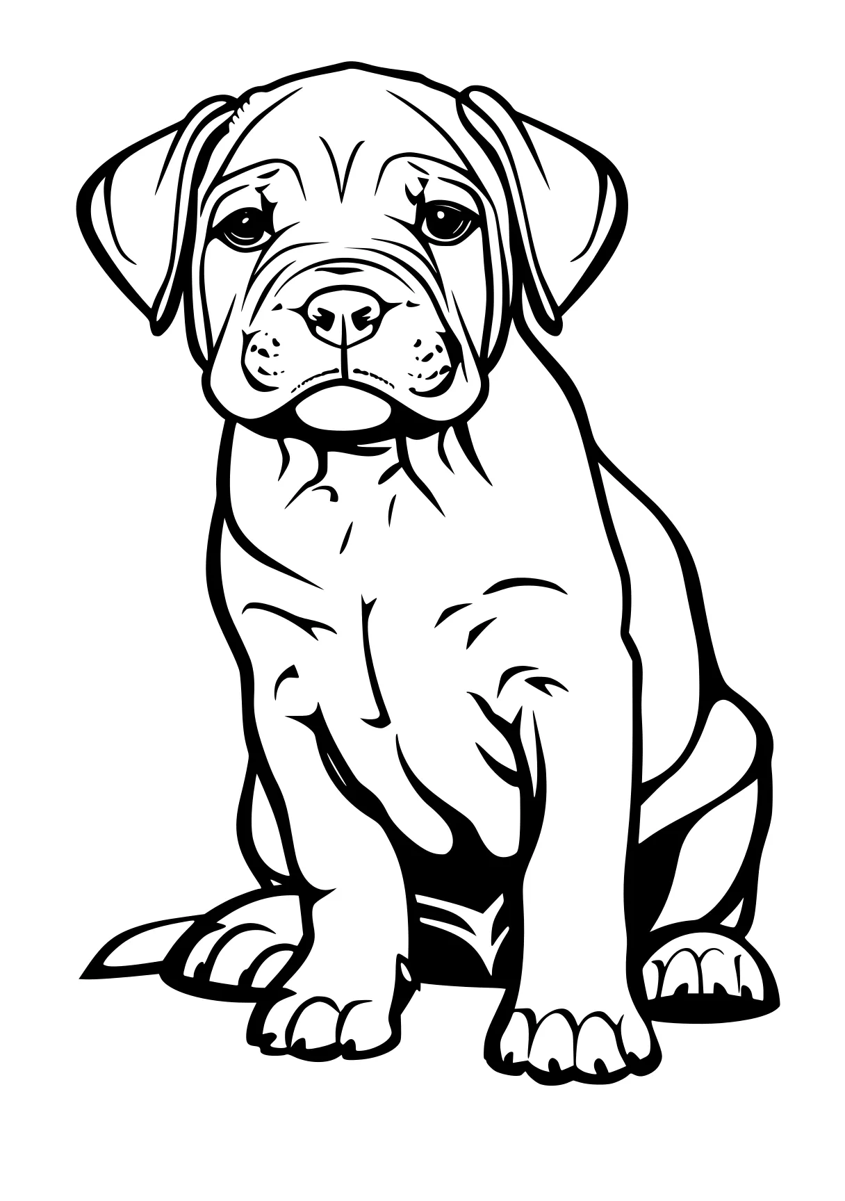 dog coloring pages bulldog, pug, pitbull, puppy, clifford, free page downloads