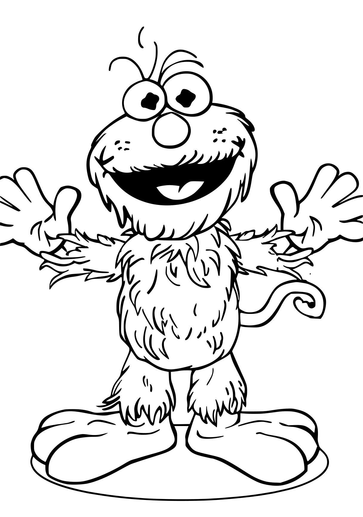 elmo coloring pages elmo, monkey, owl, gorilla, olaf, free page downloads