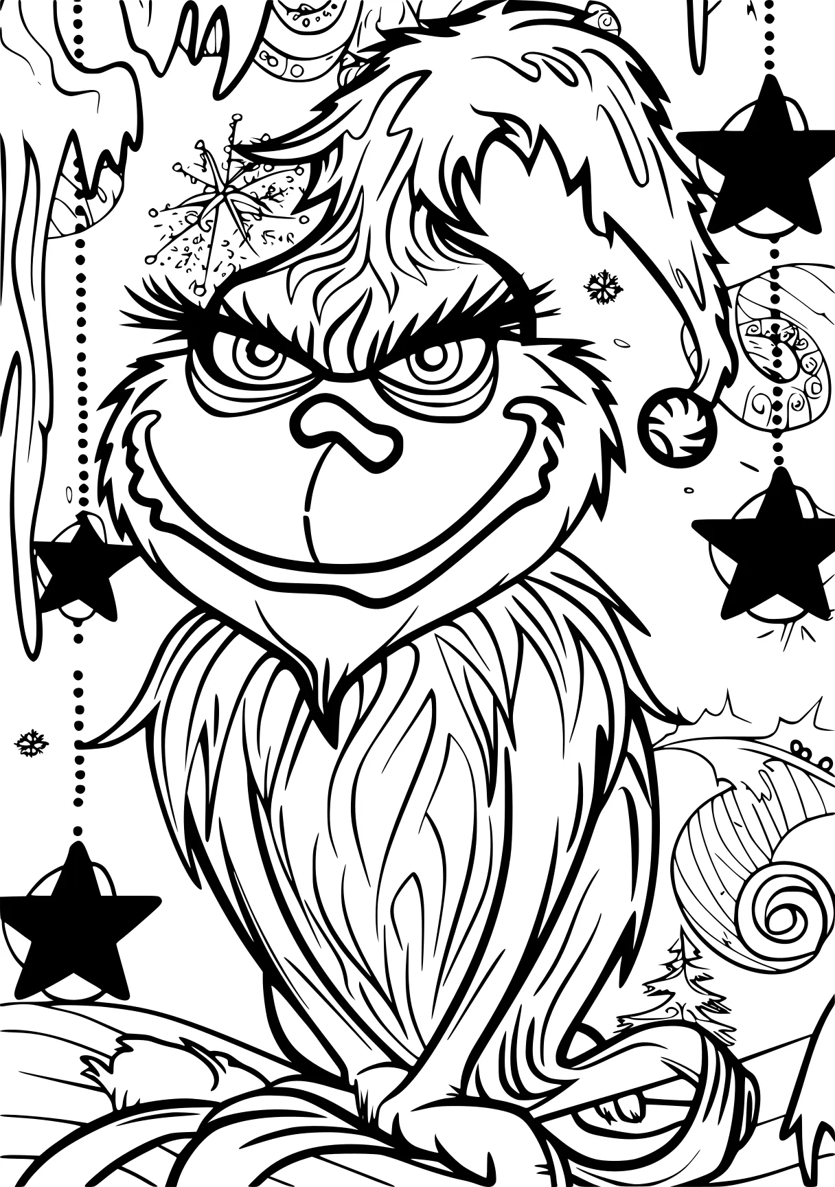 christmas coloring pages printable, zentangle, grinch, owl, free page downloads