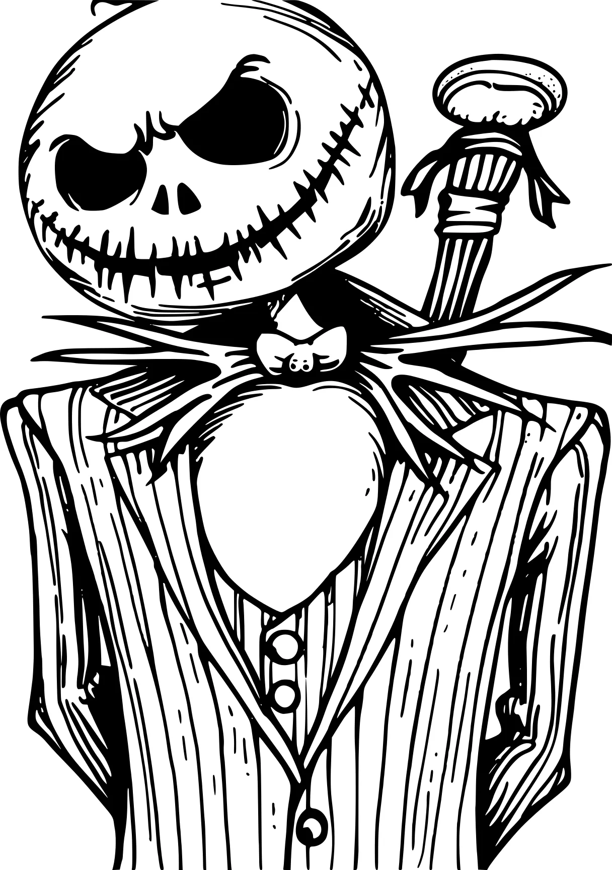 jack skellington coloring page skellington, muertos, scarecrow, skeleton, jack, free downloads