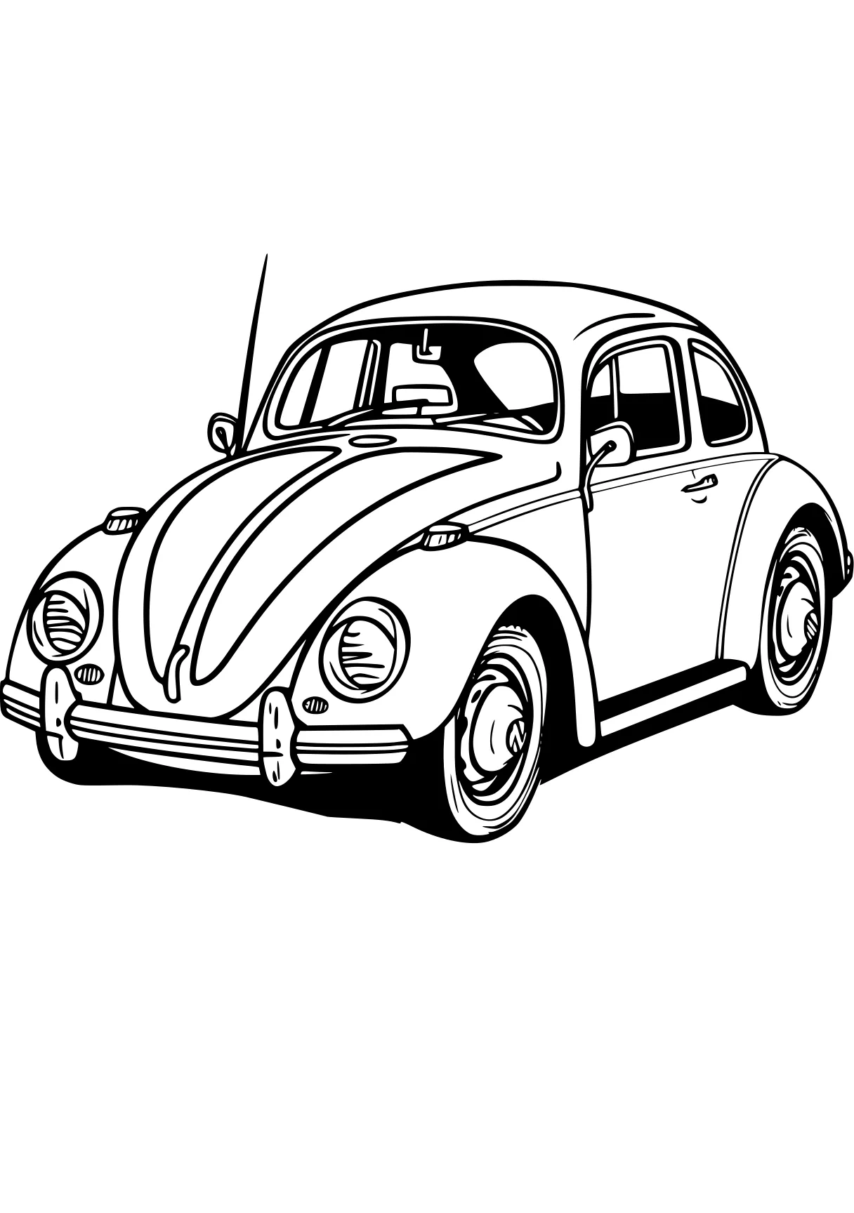 car coloring sheet car, vehicle, cars, robocar, a4, free page downloads