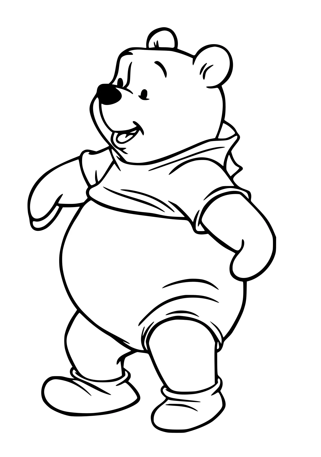 pooh bear coloring pages pooh, winnie, bear, piglet, fazbear, free page downloads