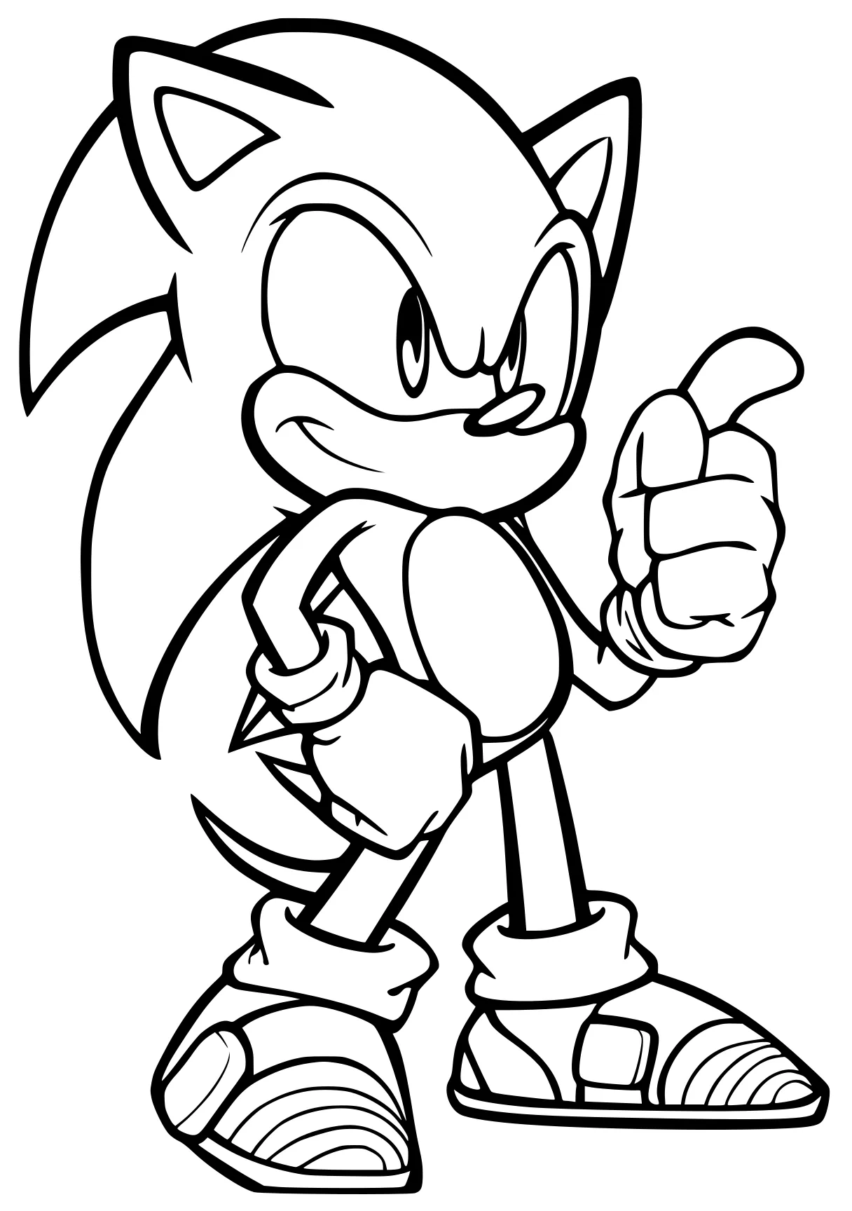 sonic for coloring sonic, knuckles, hedgehog, tails, coloring, free page downloads