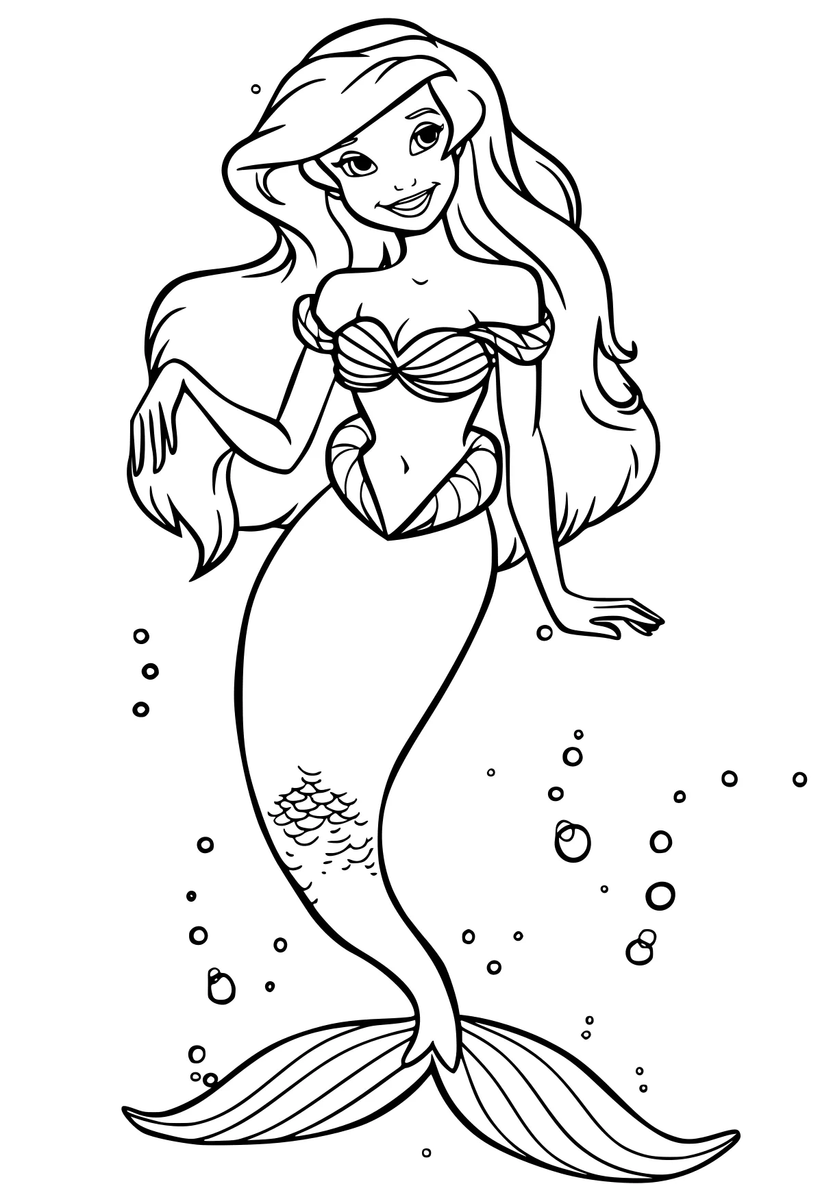 ariel coloring pages mermaid, ariel, siren, fish, sea, free page downloads