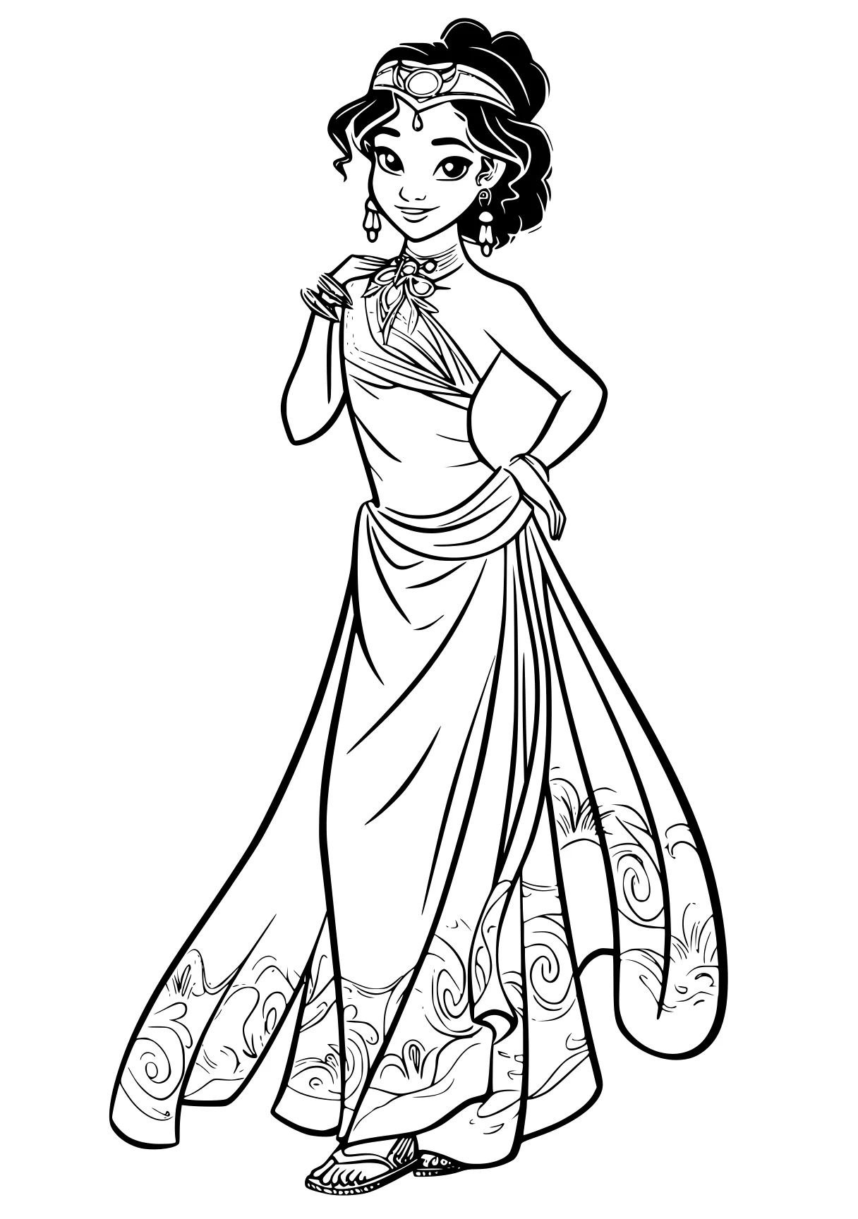 tiana coloring pages jasmine, moana, diwali, mulan, raya, free page downloads