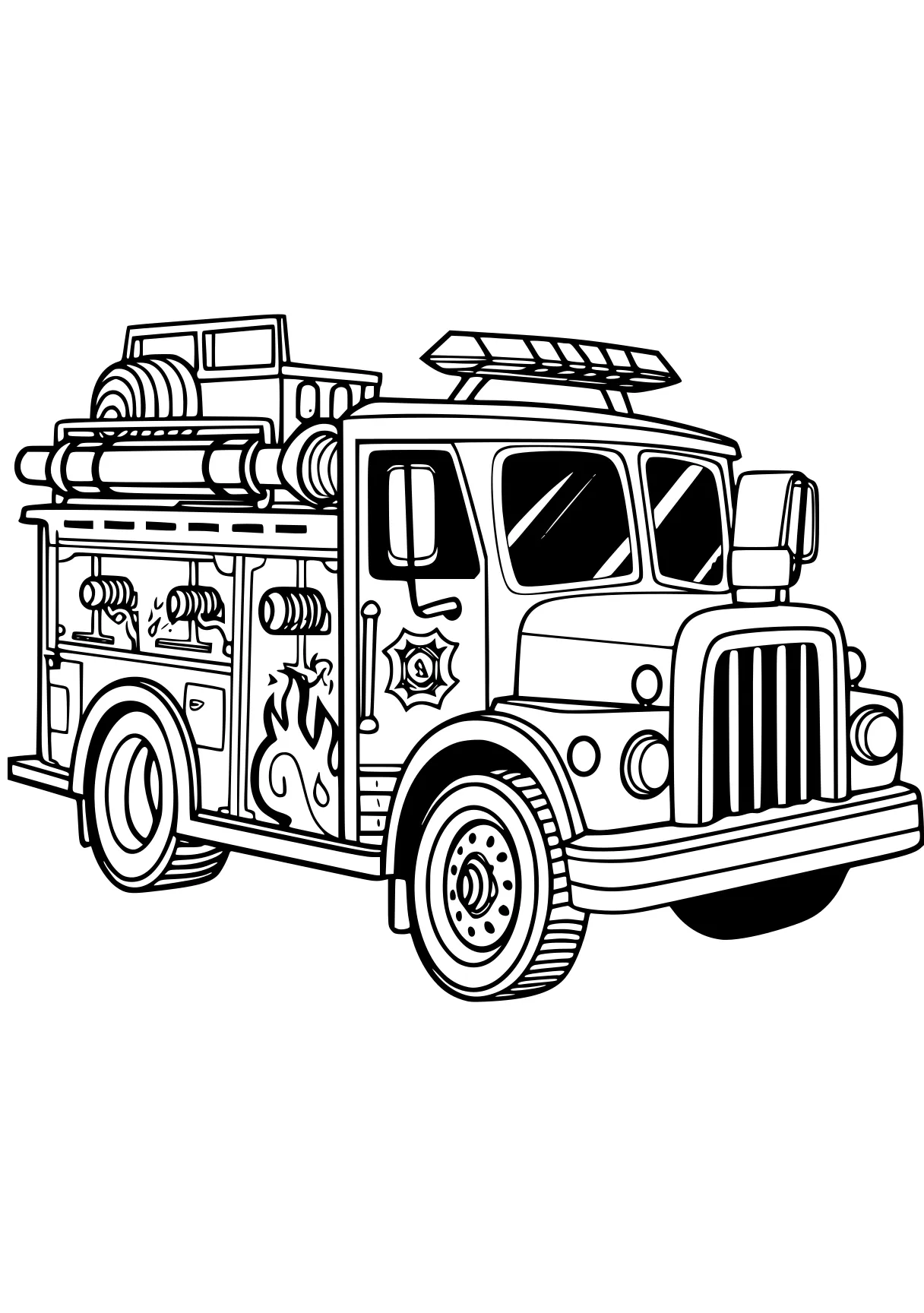 fire engine colouring pages truck, ambulance, trucks, vehicle, firefighter, free coloring page downloads