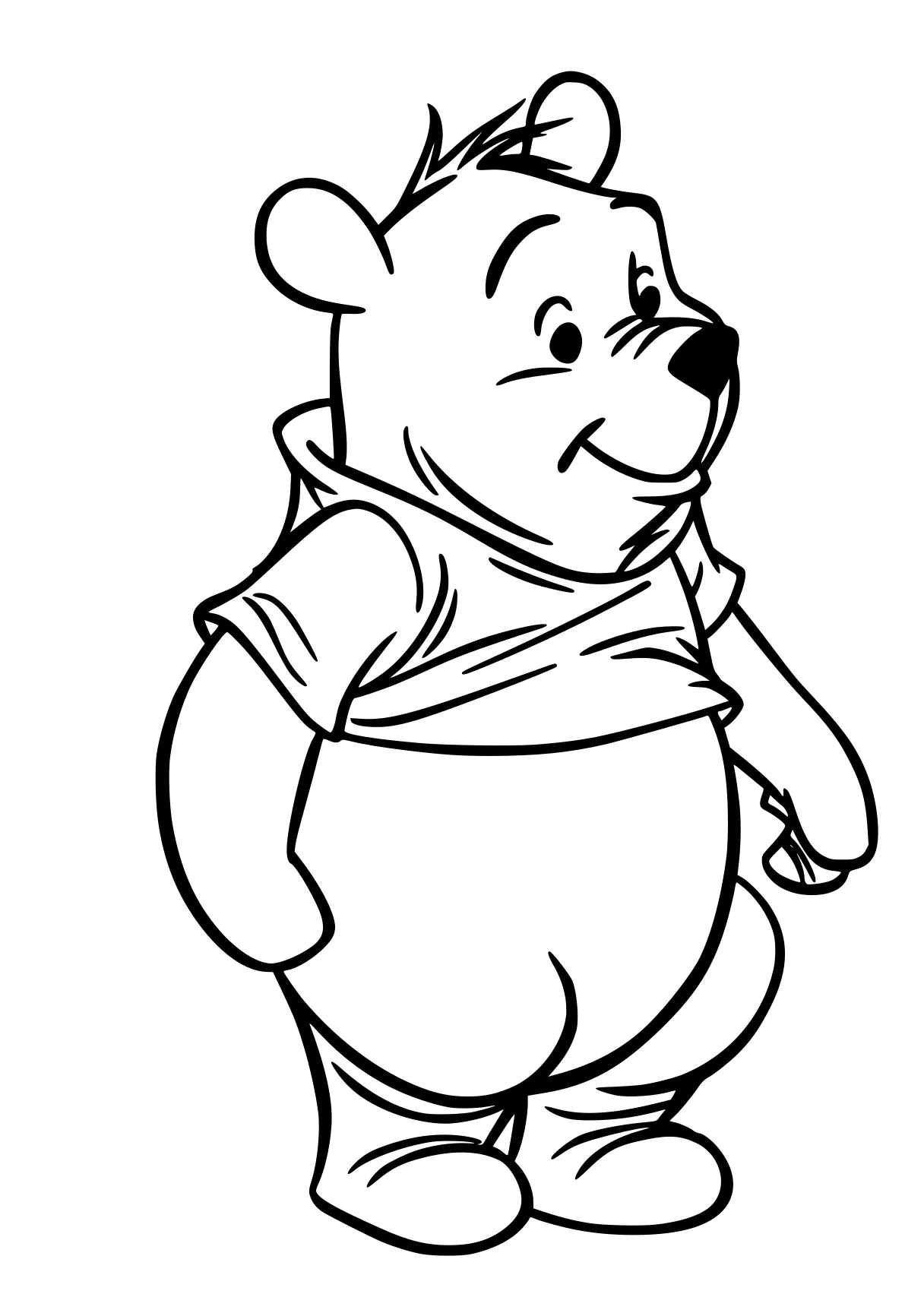 winnie the pooh coloring pages pooh, winnie, bear, piglet, piggy, free page downloads