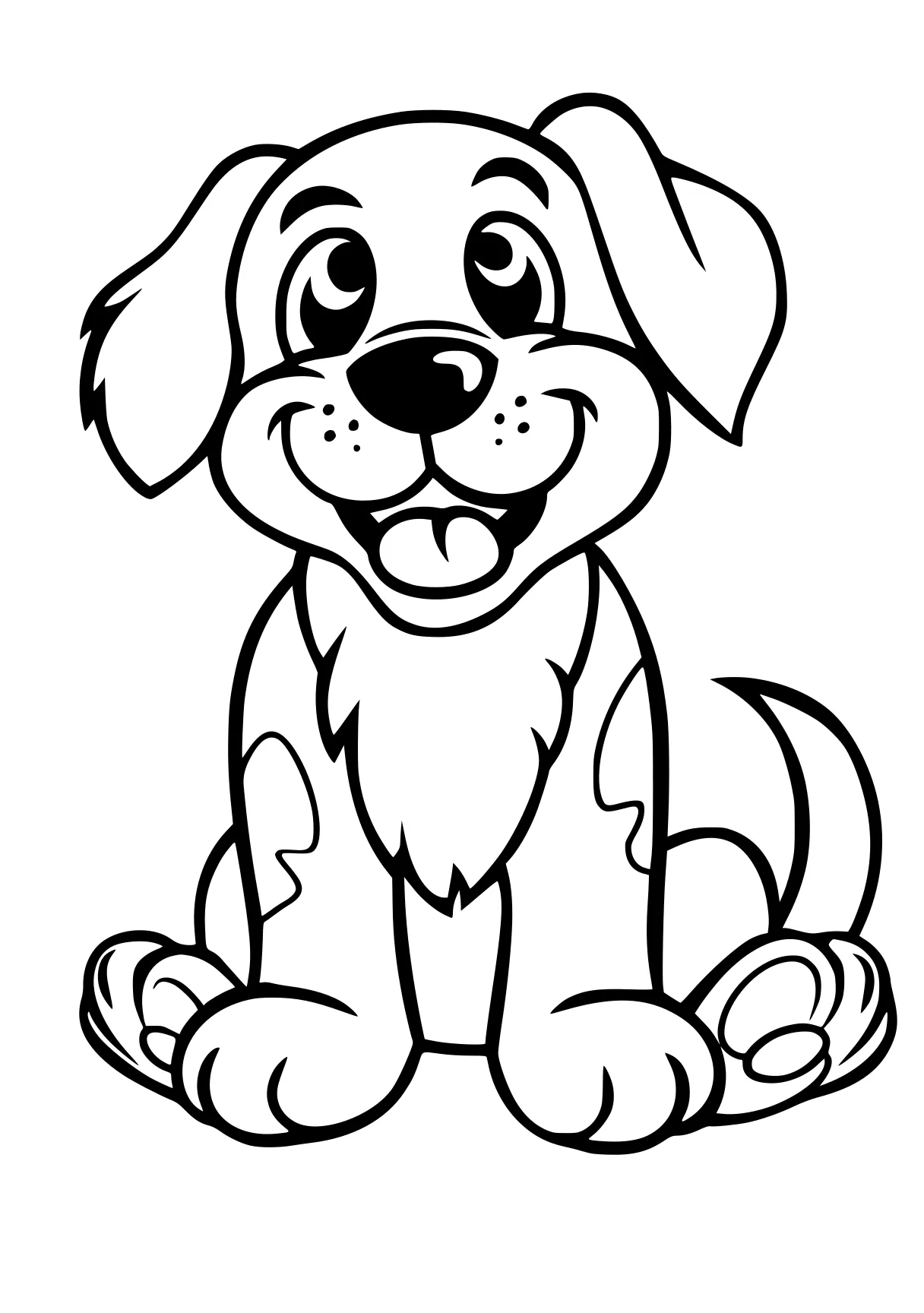 dog coloring pages printable puppy, dog, paw, retriever, snoopy, free page downloads