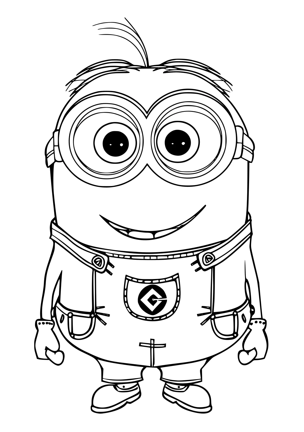 minion coloring sheet minion, minions, pororo, doraemon, gru, free page downloads