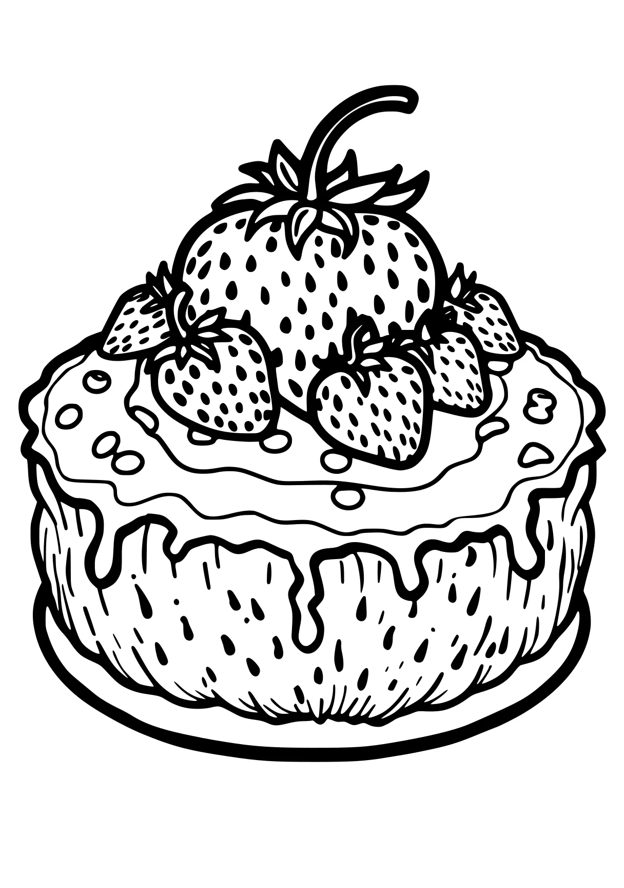 strawberry shortcake coloring page cake, pie, shortcake, strawberry, patrol, free downloads