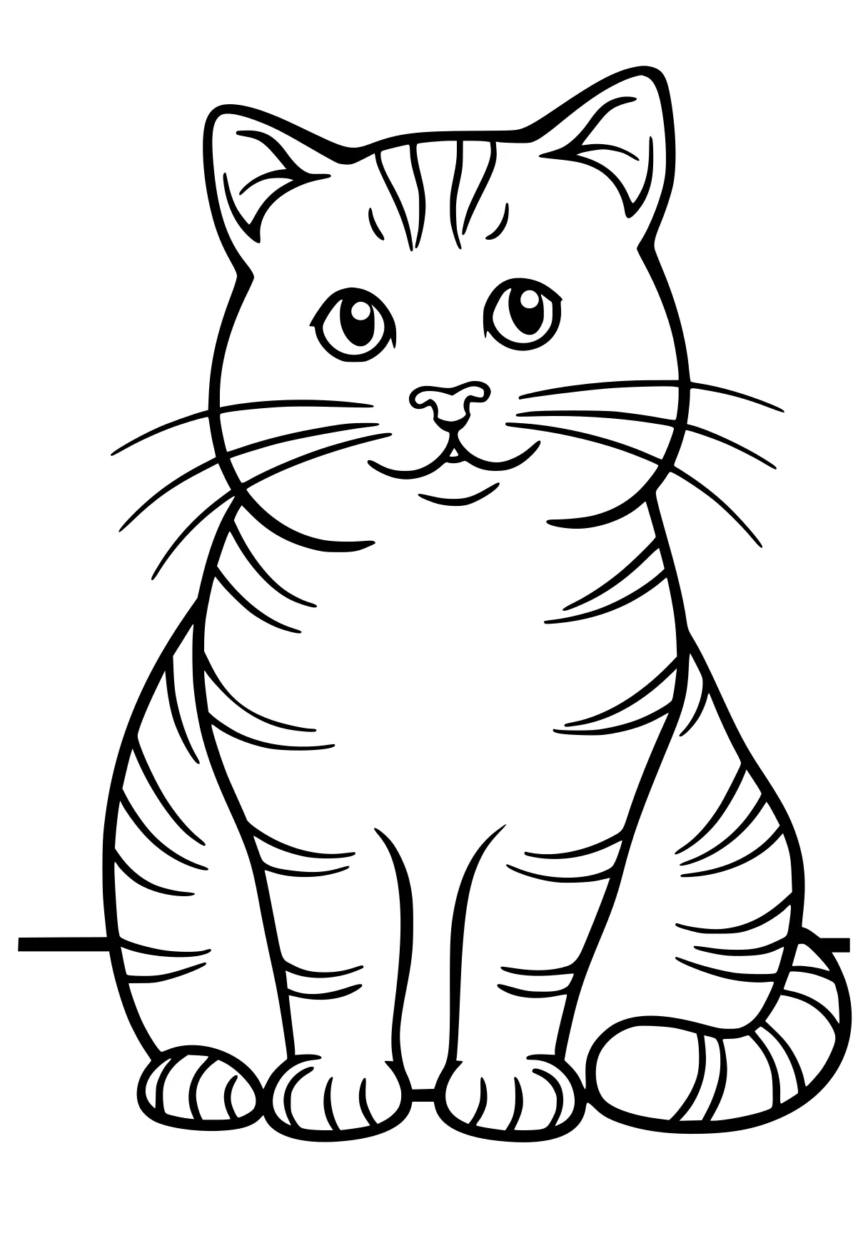 cute cat coloring pages, illustrator, cat, garfield, free page downloads