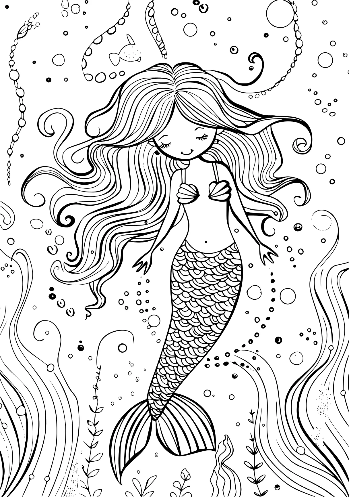 mermaid coloring sheet mermaid, siren, zentangle, ariel, free page downloads