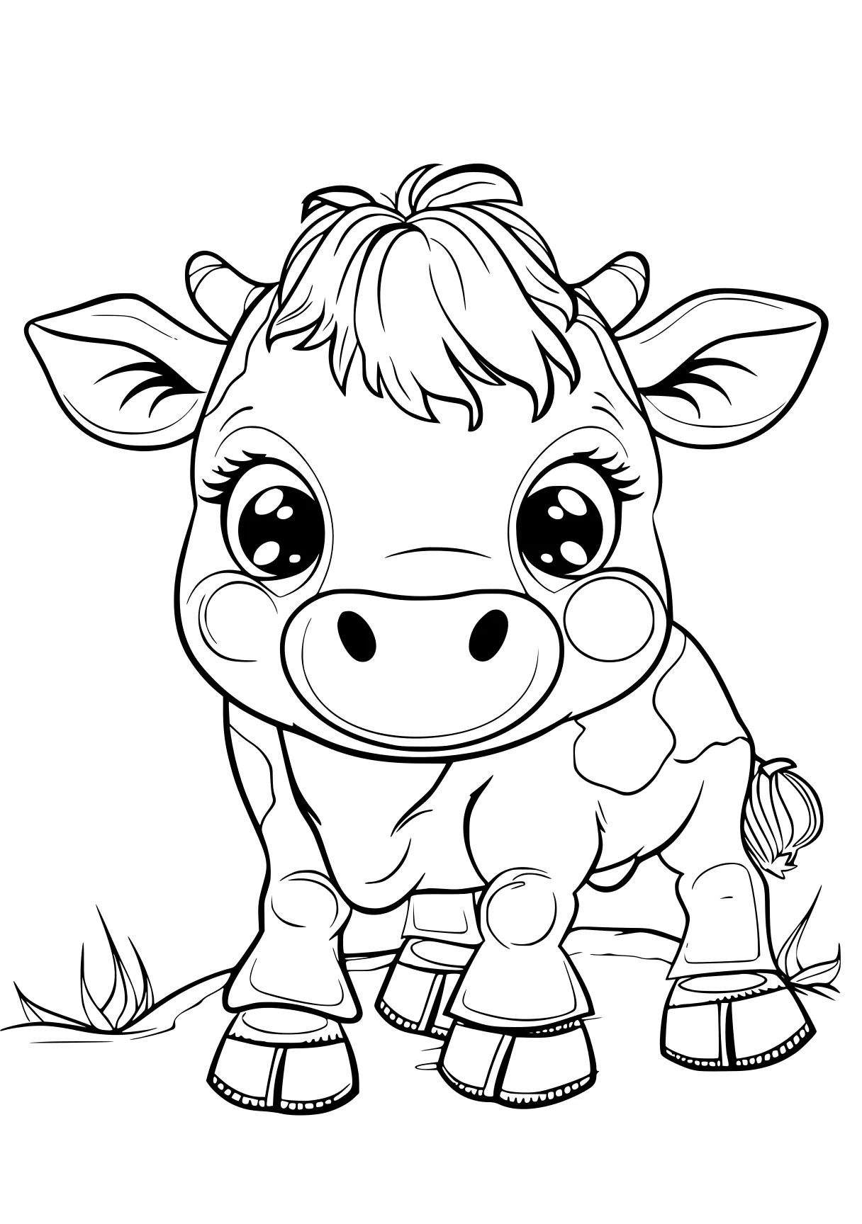 squishmallow coloring pages cow, piglet, peppa, farm, donkey, free page downloads